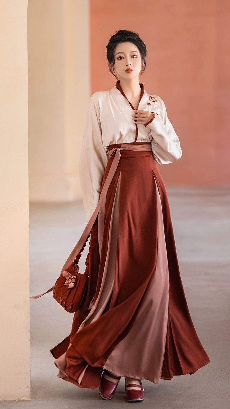 The Elegance of Waist-Mounted Horseback Skirt with Embellishments The Elegance of Waist-Mounted Horseback Skirt with Embellishments