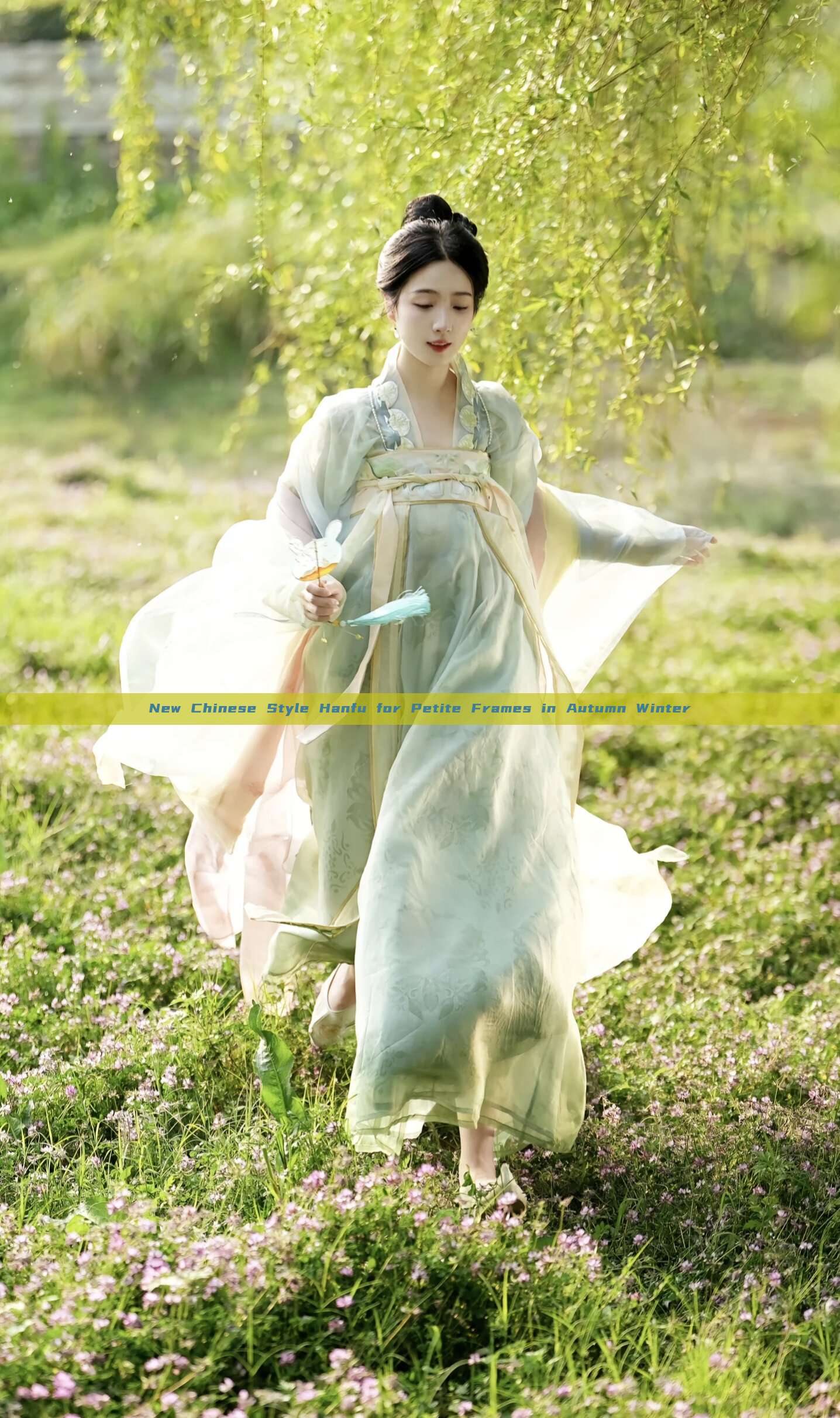 New Chinese Style Hanfu for Petite Frames in Autumn Winter New Chinese Style Hanfu for Petite Frames in Autumn Winter