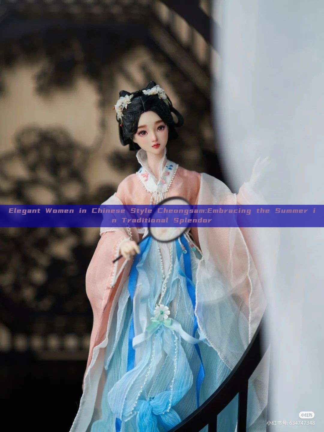 Elegant Women in Chinese Style Cheongsam:Embracing the Summer in Traditional Splendor Elegant Women in Chinese Style Cheongsam:Embracing the Summer in Traditional Splendor