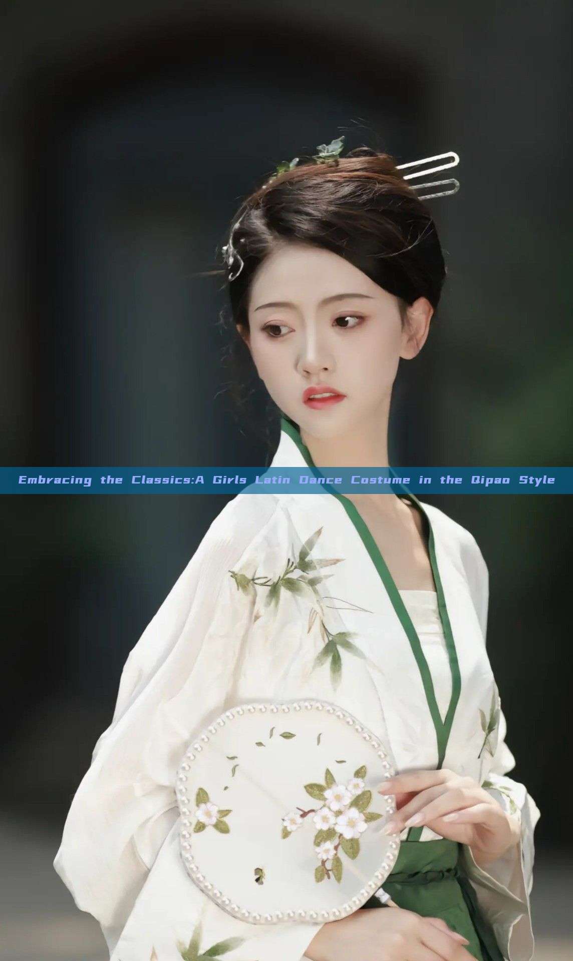 Embracing the Classics:A Girls Latin Dance Costume in the Qipao Style Embracing the Classics:A Girls Latin Dance Costume in the Qipao Style