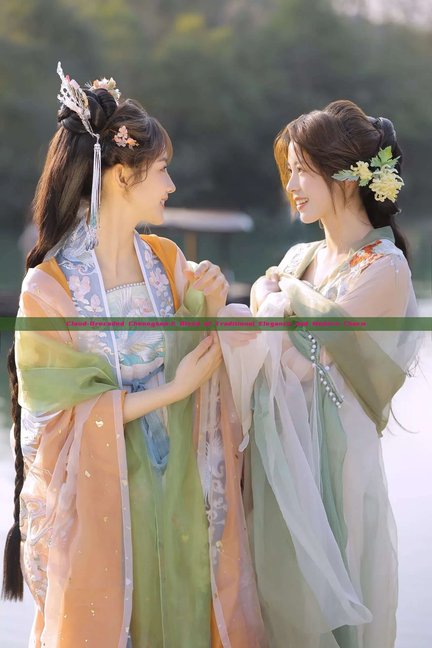 Cloud-Brocaded Cheongsam:A Blend of Traditional Elegance and Modern Charm Cloud-Brocaded Cheongsam:A Blend of Traditional Elegance and Modern Charm
