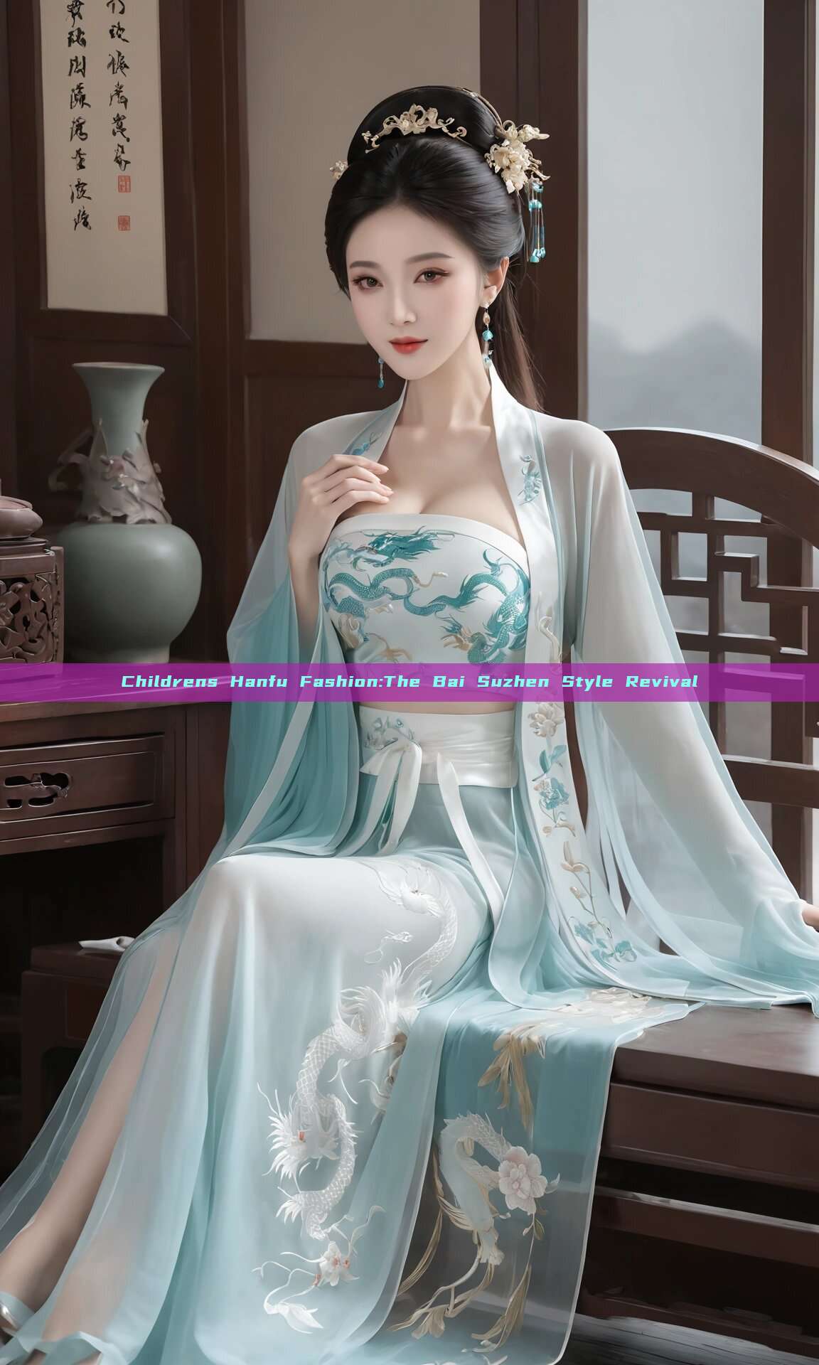 Childrens Hanfu Fashion:The Bai Suzhen Style Revival Childrens Hanfu Fashion:The Bai Suzhen Style Revival