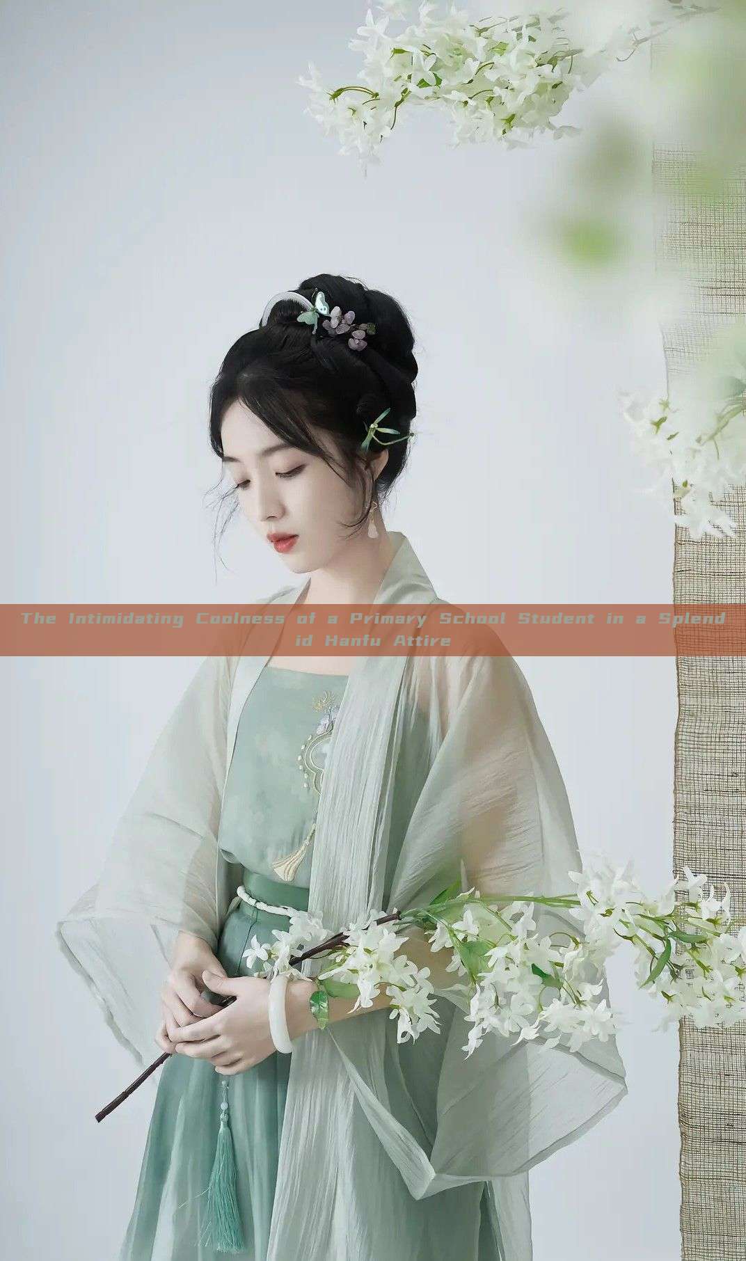 The Intimidating Coolness of a Primary School Student in a Splendid Hanfu Attire