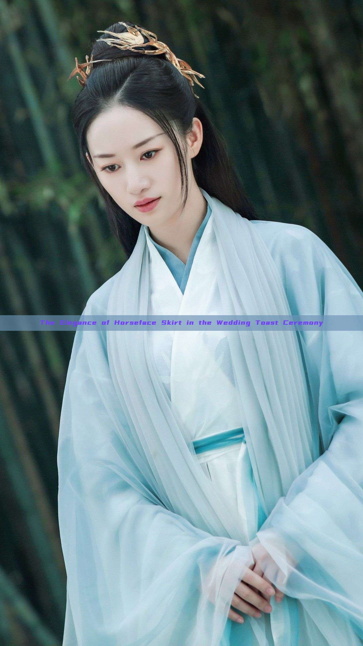 The Elegance of Horseface Skirt in the Wedding Toast Ceremony The Elegance of Horseface Skirt in the Wedding Toast Ceremony