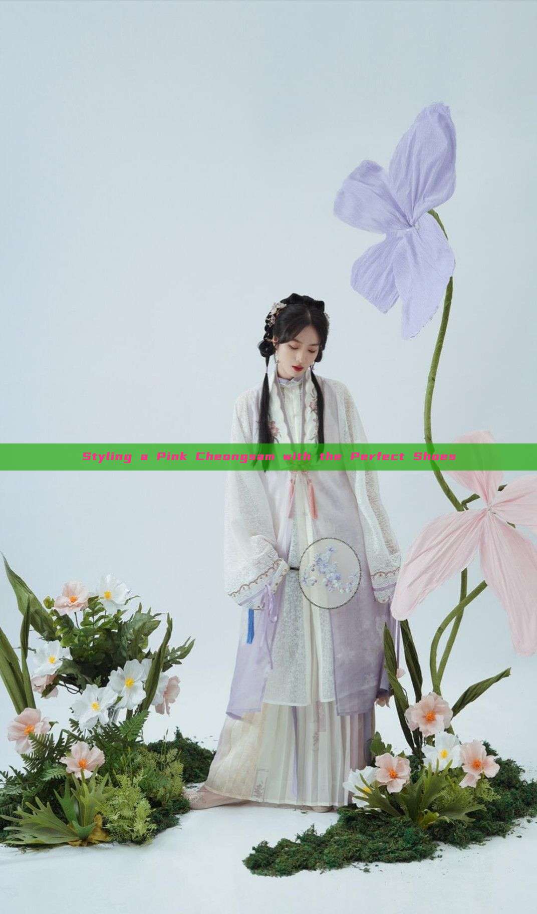 Styling a Pink Cheongsam with the Perfect Shoes Styling a Pink Cheongsam with the Perfect Shoes