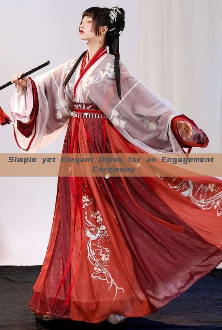 Simple yet Elegant Qipao for an Engagement Ceremony Simple yet Elegant Qipao for an Engagement Ceremony