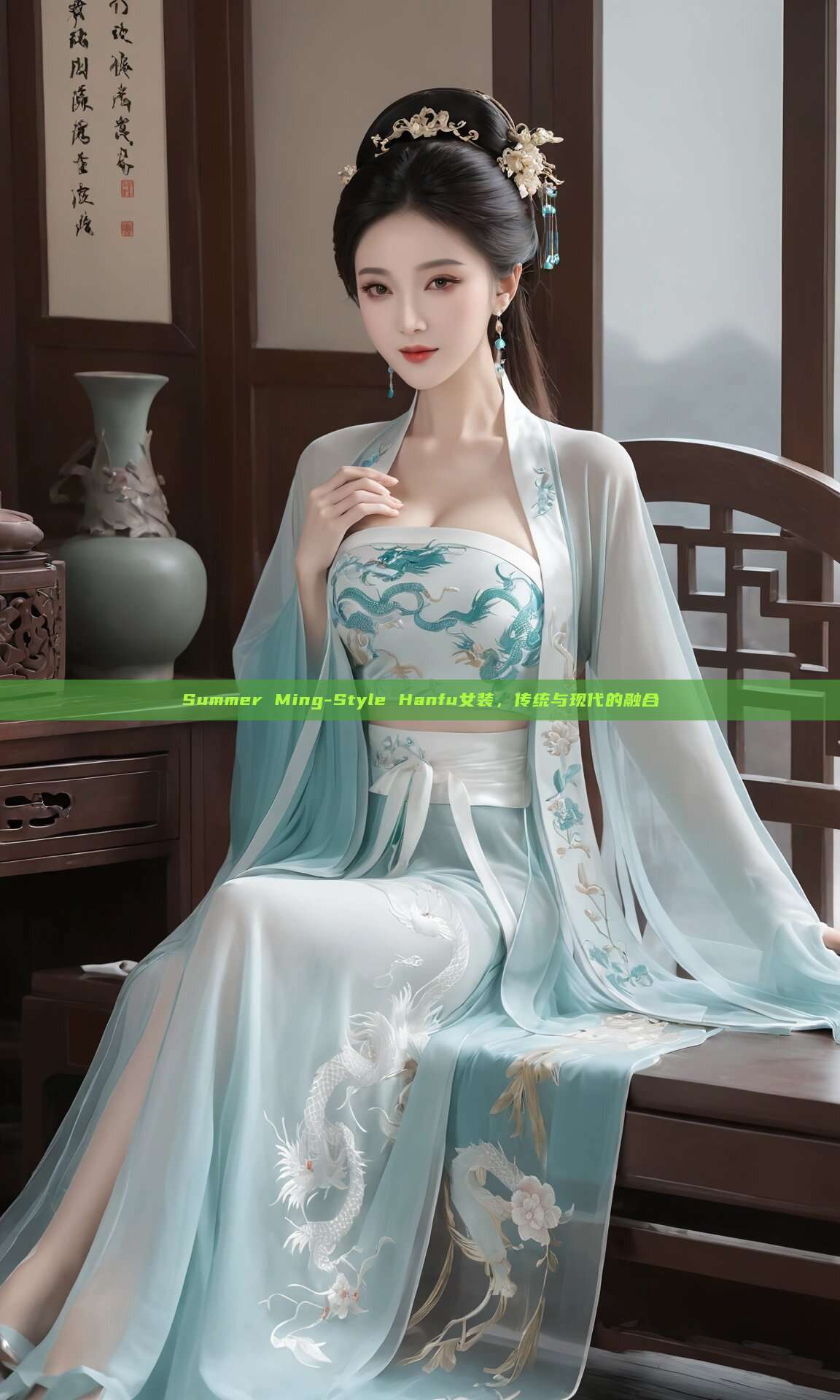 Summer Ming-Style Hanfu女装,传统与现代的融合 Summer Ming-Style Hanfu女装,传统与现代的融合