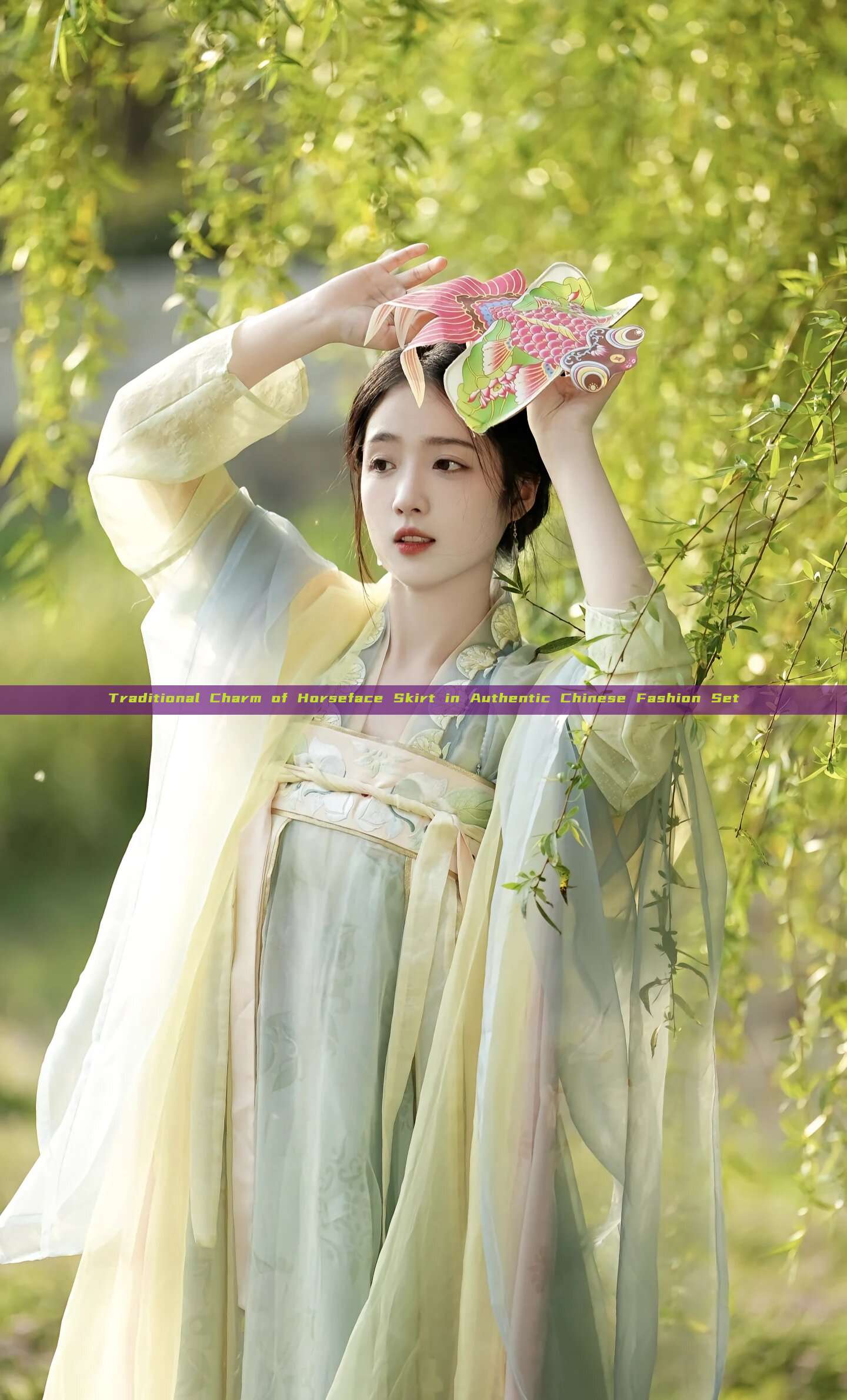 Traditional Charm of Horseface Skirt in Authentic Chinese Fashion Set Traditional Charm of Horseface Skirt in Authentic Chinese Fashion Set