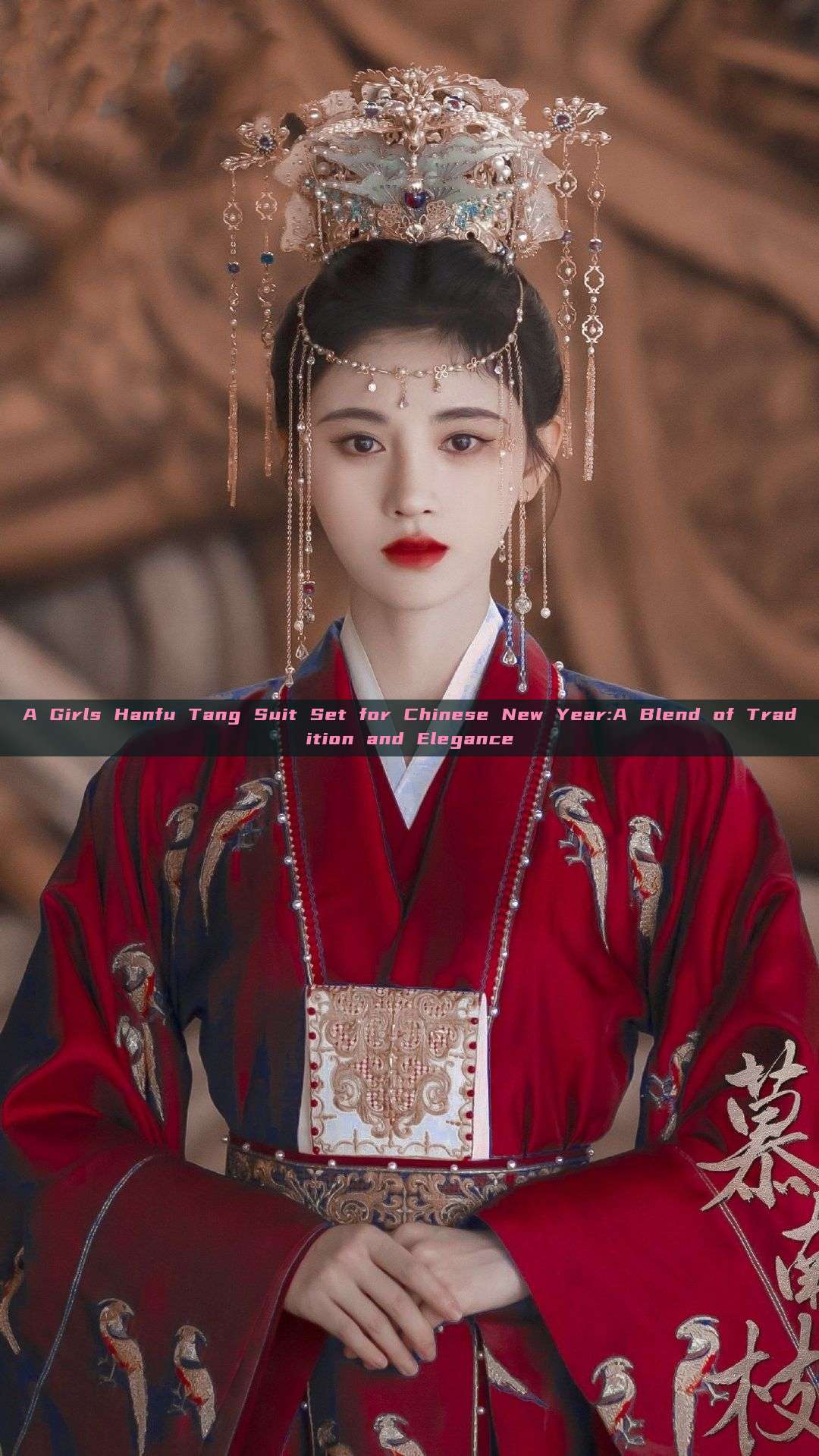 A Girls Hanfu Tang Suit Set for Chinese New Year:A Blend of Tradition and Elegance A Girls Hanfu Tang Suit Set for Chinese New Year:A Blend of Tradition and Elegance