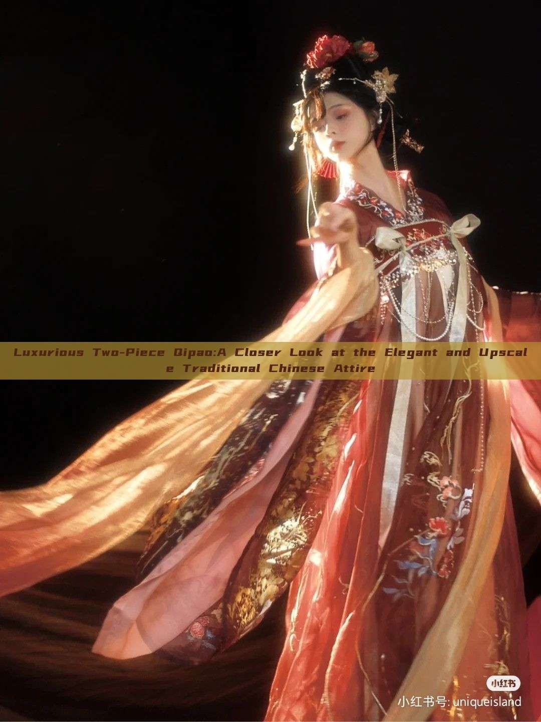 Luxurious Two-Piece Qipao:A Closer Look at the Elegant and Upscale Traditional Chinese Attire Luxurious Two-Piece Qipao:A Closer Look at the Elegant and Upscale Traditional Chinese Attire
