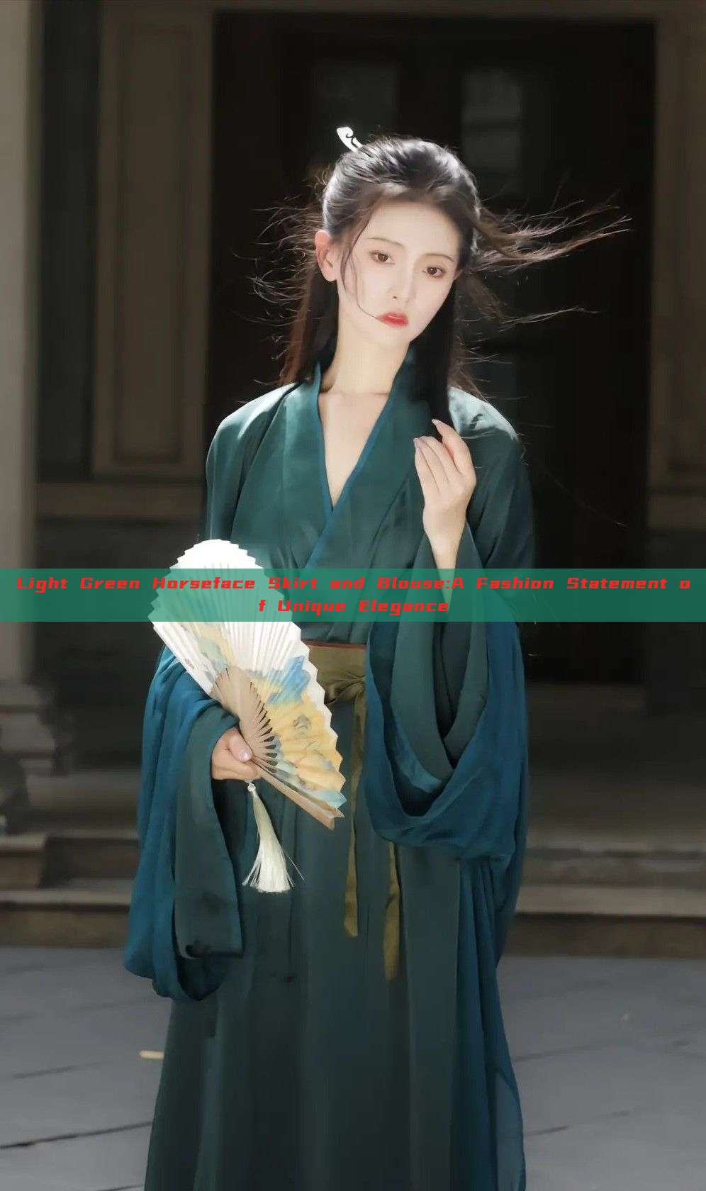 Light Green Horseface Skirt and Blouse:A Fashion Statement of Unique Elegance Light Green Horseface Skirt and Blouse:A Fashion Statement of Unique Elegance