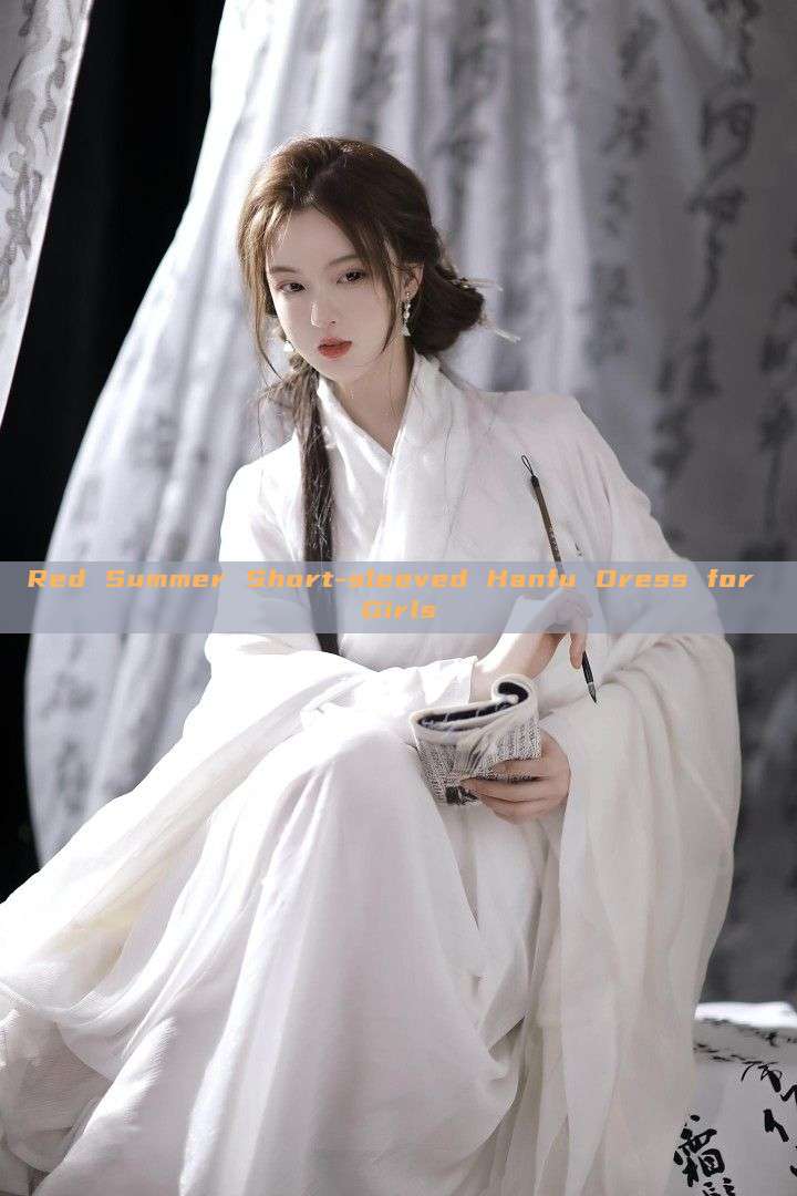 Red Summer Short-sleeved Hanfu Dress for Girls Red Summer Short-sleeved Hanfu Dress for Girls