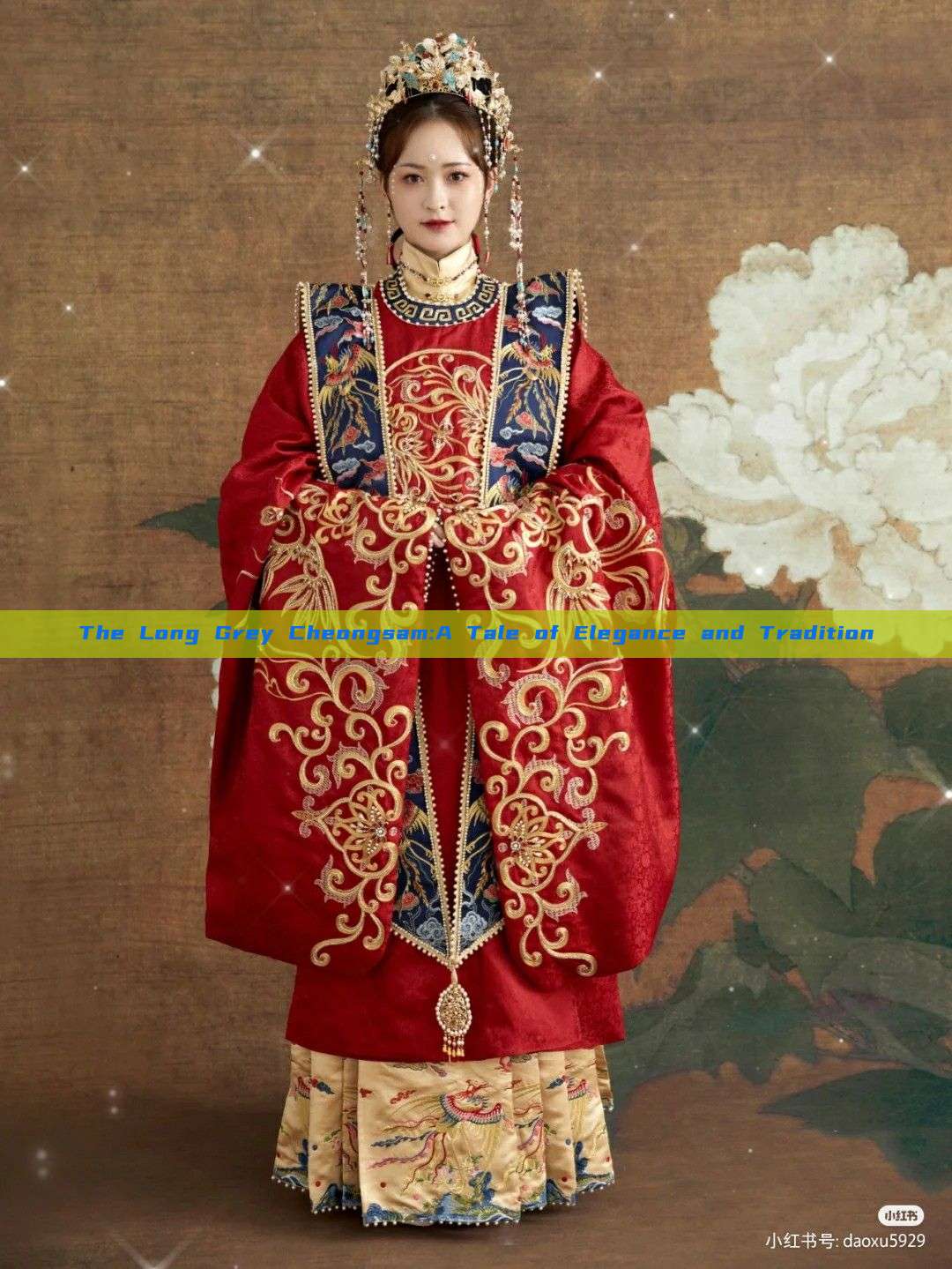 The Long Grey Cheongsam:A Tale of Elegance and Tradition