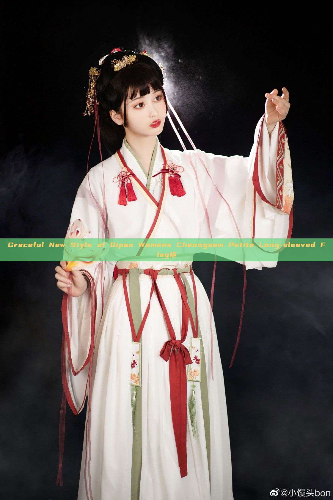 Graceful New Style of Qipao Womens Cheongsam Petite Long-sleeved Flag袍 Graceful New Style of Qipao Womens Cheongsam Petite Long-sleeved Flag袍
