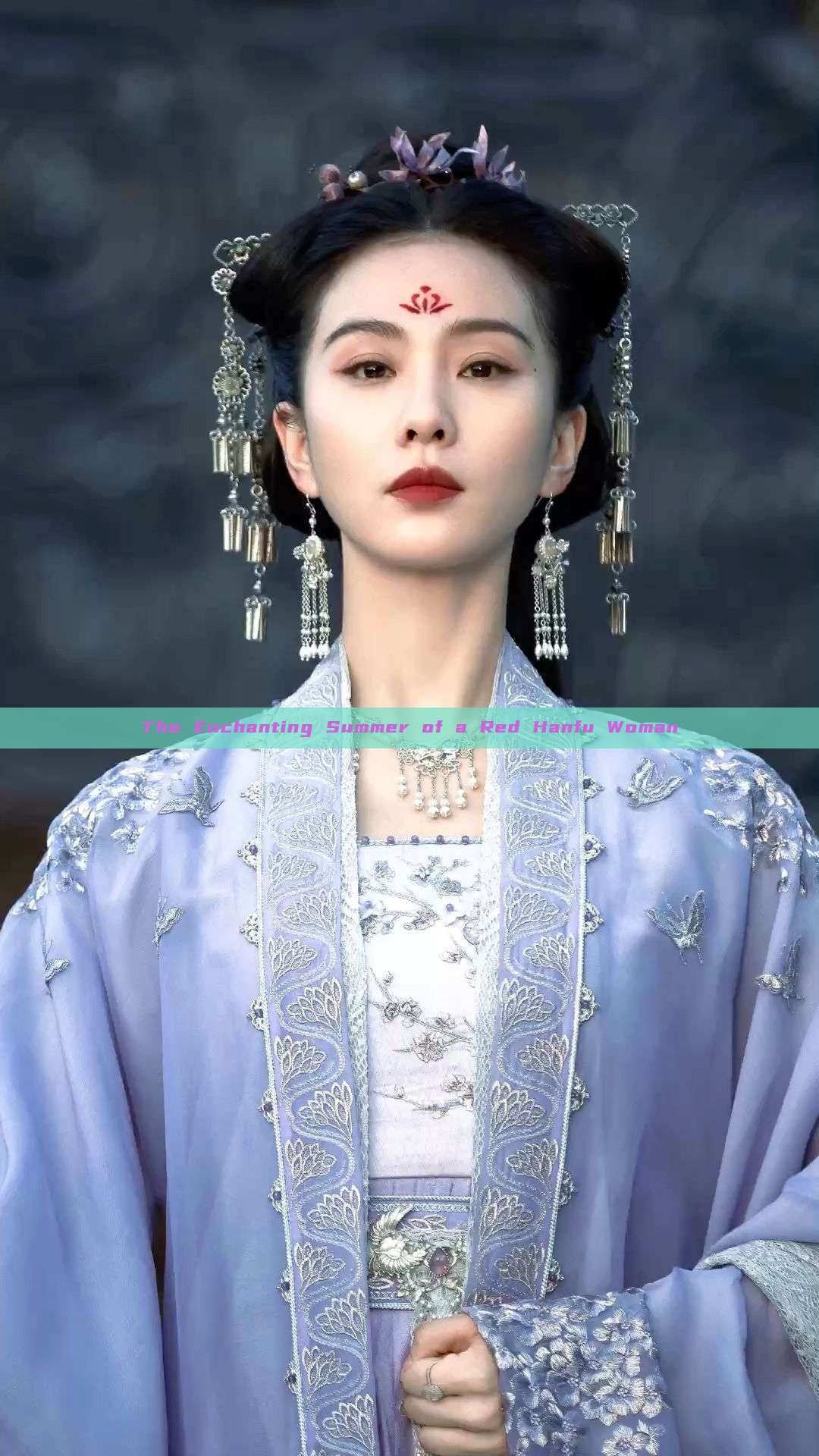 The Enchanting Summer of a Red Hanfu Woman The Enchanting Summer of a Red Hanfu Woman