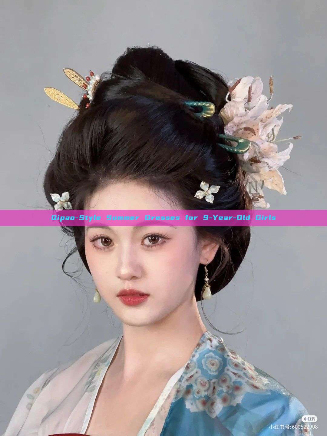 Qipao-Style Summer Dresses for 9-Year-Old Girls Qipao-Style Summer Dresses for 9-Year-Old Girls