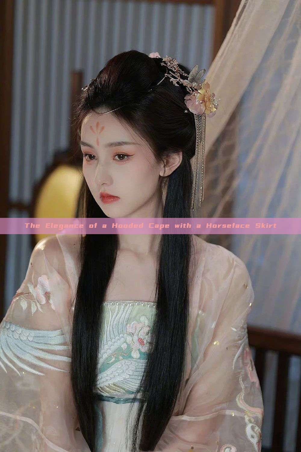 The Elegance of a Hooded Cape with a Horseface Skirt The Elegance of a Hooded Cape with a Horseface Skirt