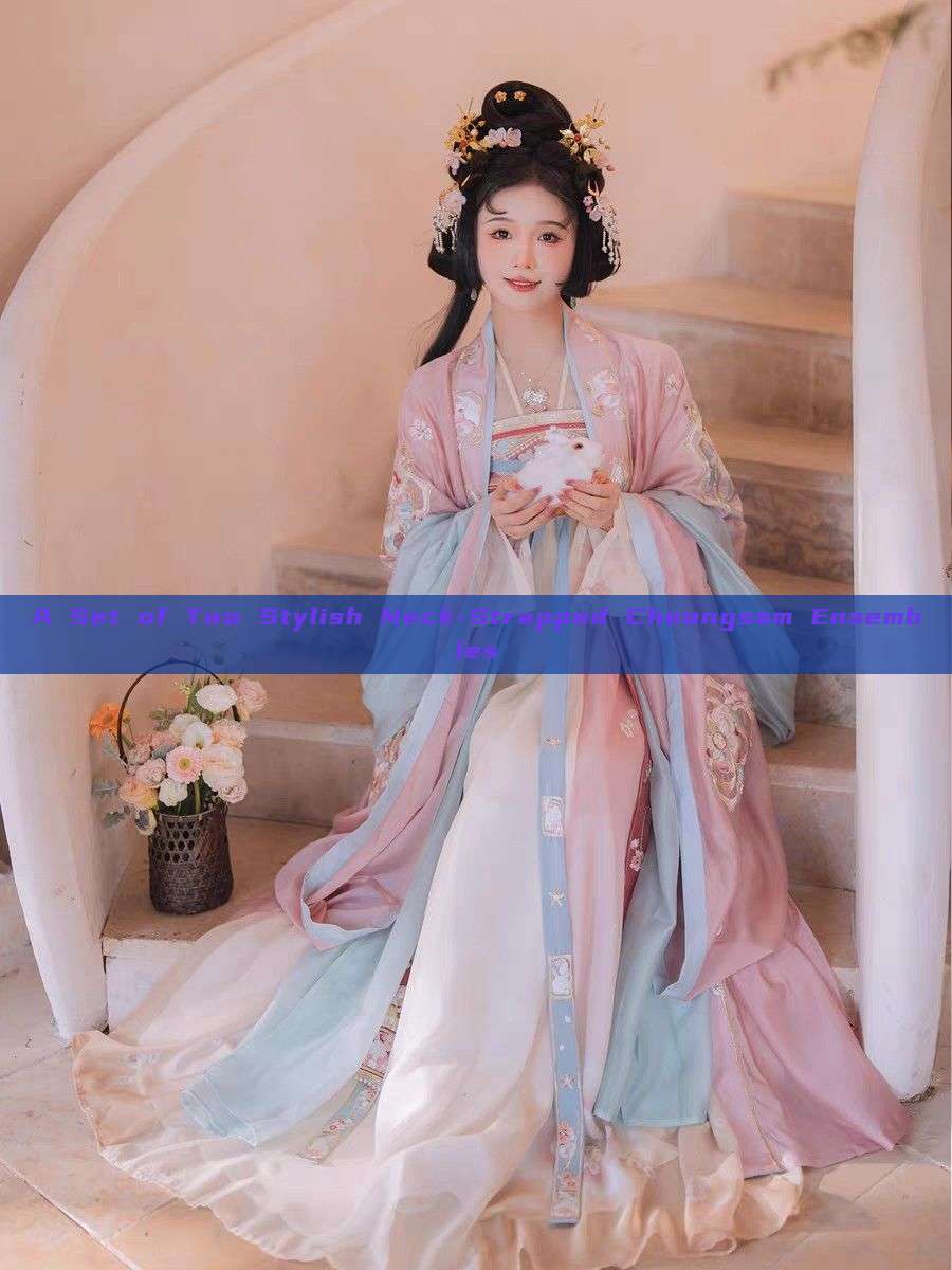 A Set of Two Stylish Neck-Strapped Cheongsam Ensembles A Set of Two Stylish Neck-Strapped Cheongsam Ensembles
