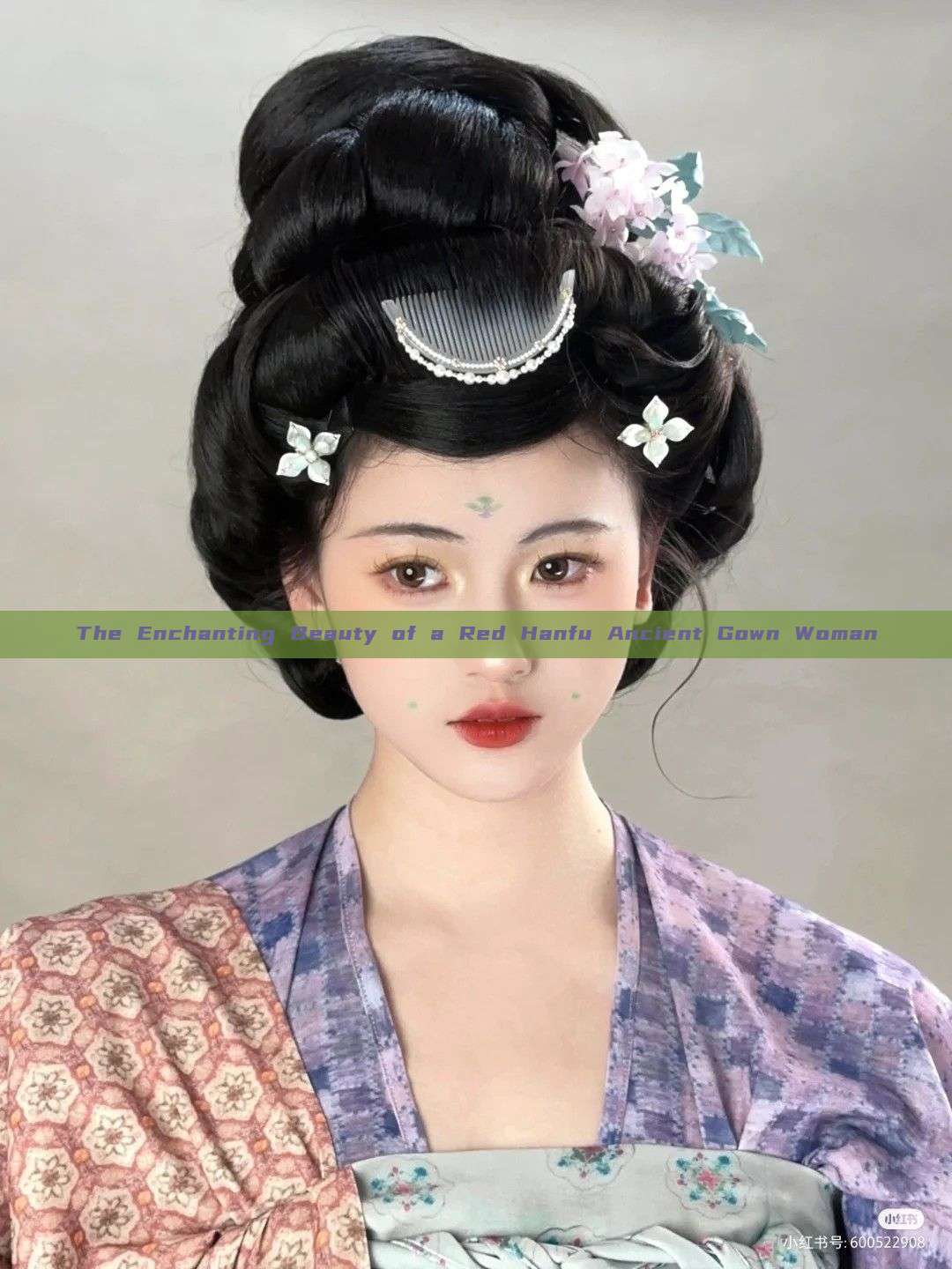 The Enchanting Beauty of a Red Hanfu Ancient Gown Woman The Enchanting Beauty of a Red Hanfu Ancient Gown Woman