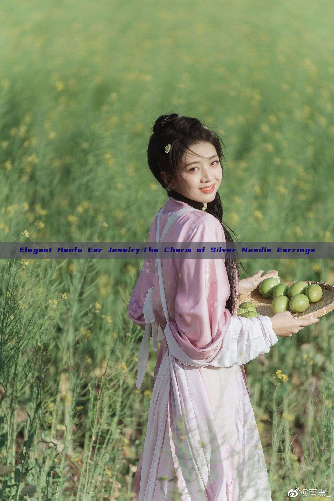 Elegant Hanfu Ear Jewelry:The Charm of Silver Needle Earrings Elegant Hanfu Ear Jewelry:The Charm of Silver Needle Earrings
