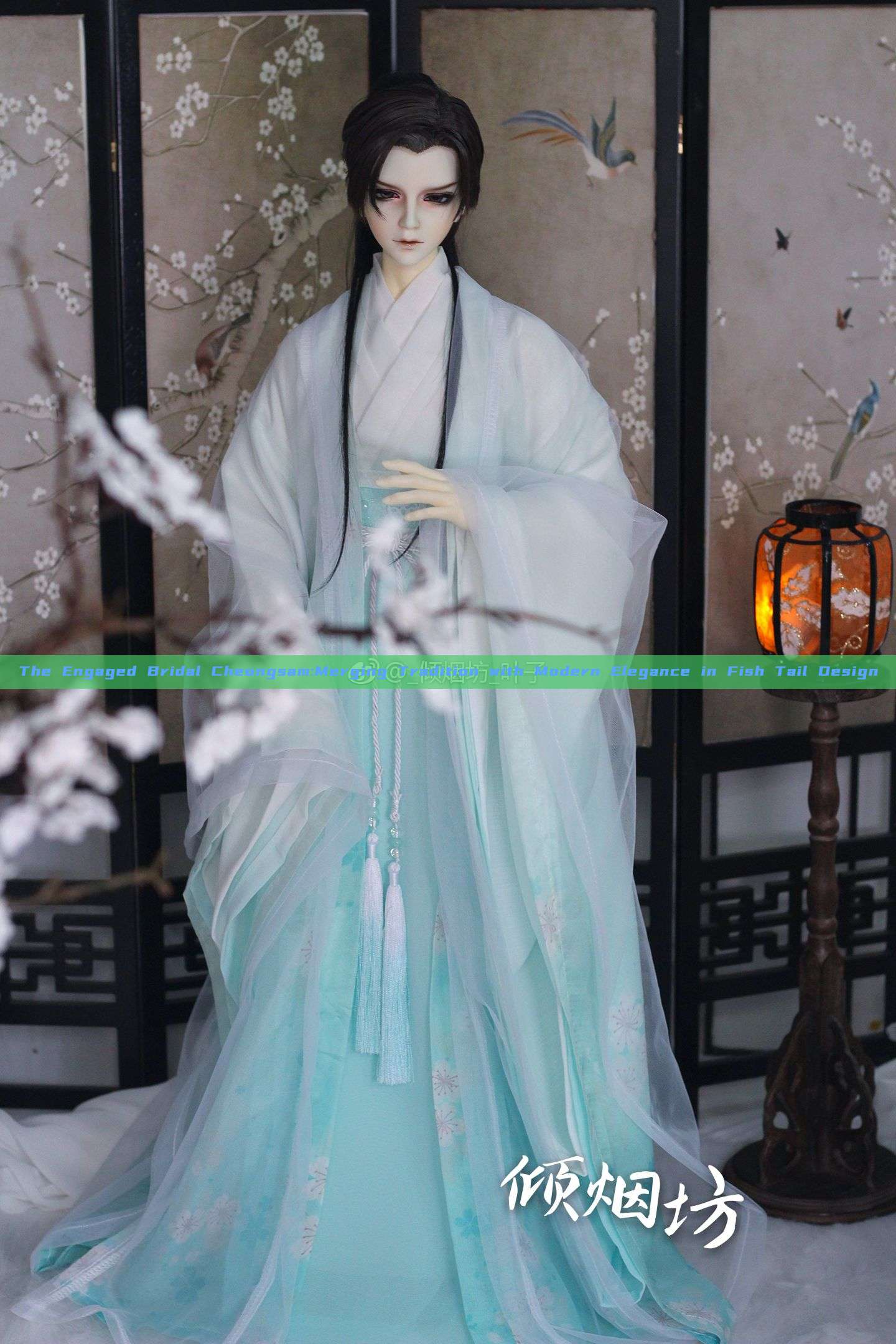 The Engaged Bridal Cheongsam:Merging Tradition with Modern Elegance in Fish Tail Design The Engaged Bridal Cheongsam:Merging Tradition with Modern Elegance in Fish Tail Design