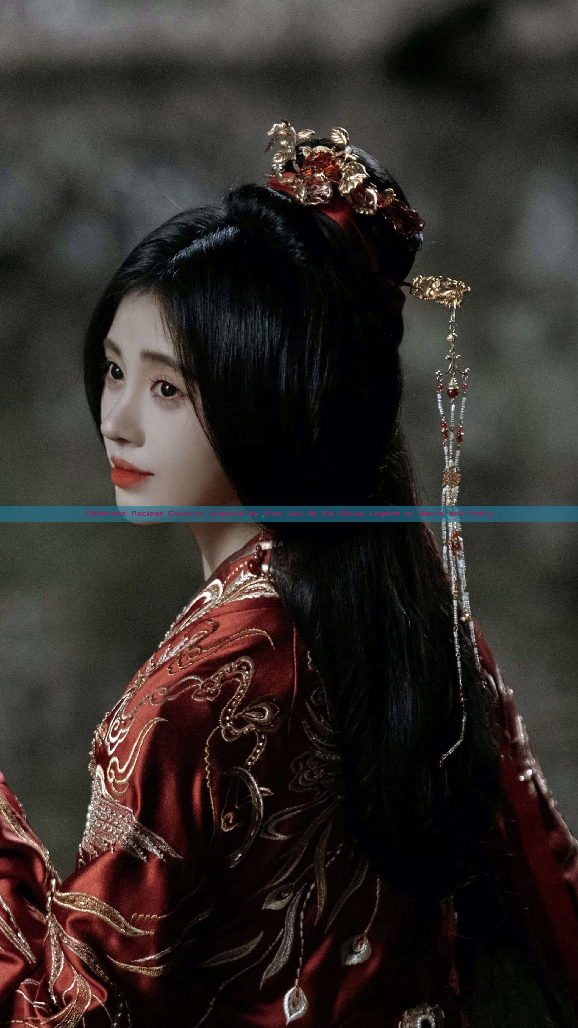 Childrens Ancient Costume Inspired by Xian Jian Qi Xia Chuan Legend of Sword and Fairy) Childrens Ancient Costume Inspired by Xian Jian Qi Xia Chuan Legend of Sword and Fairy)