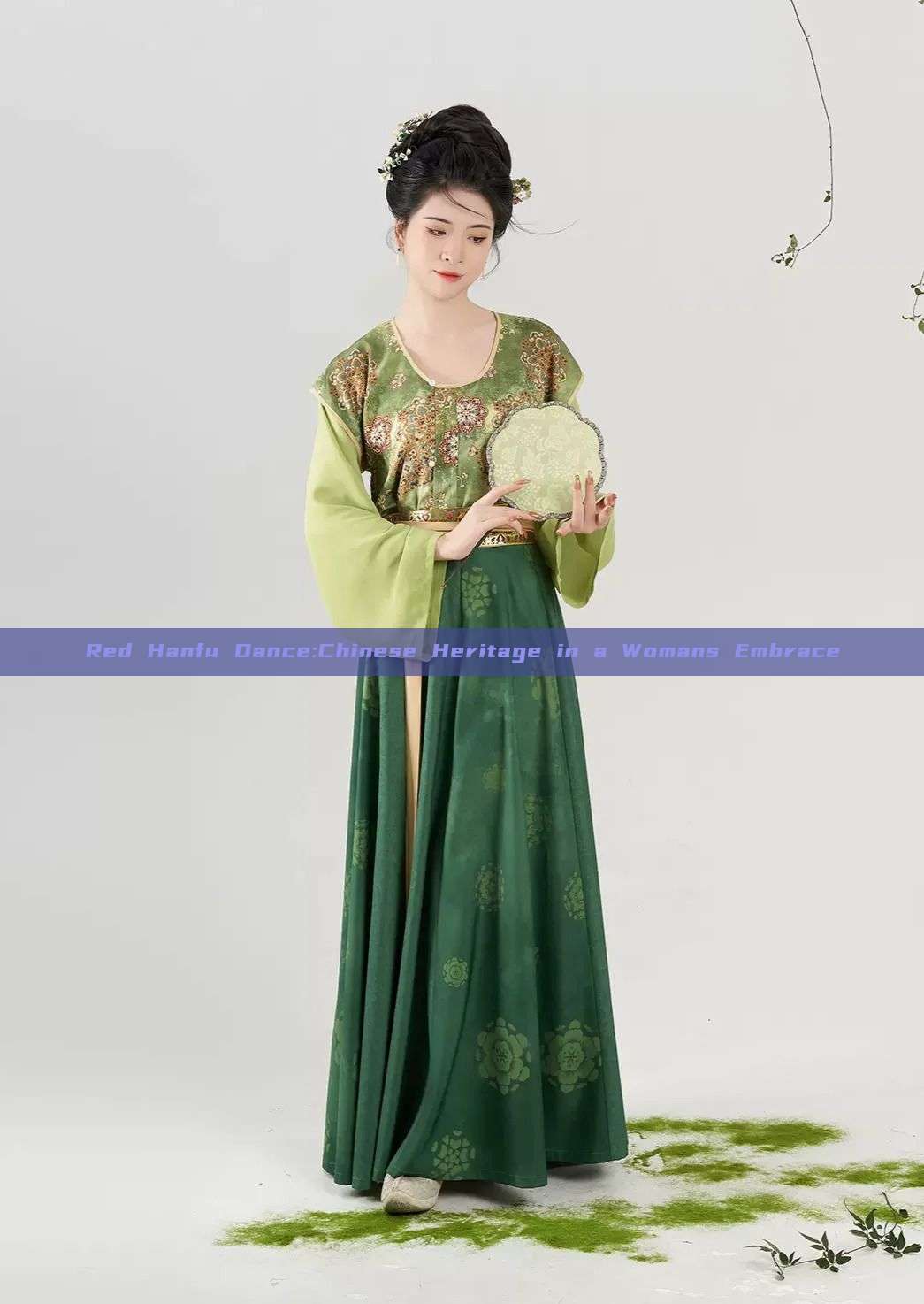 Red Hanfu Dance:Chinese Heritage in a Womans Embrace Red Hanfu Dance:Chinese Heritage in a Womans Embrace