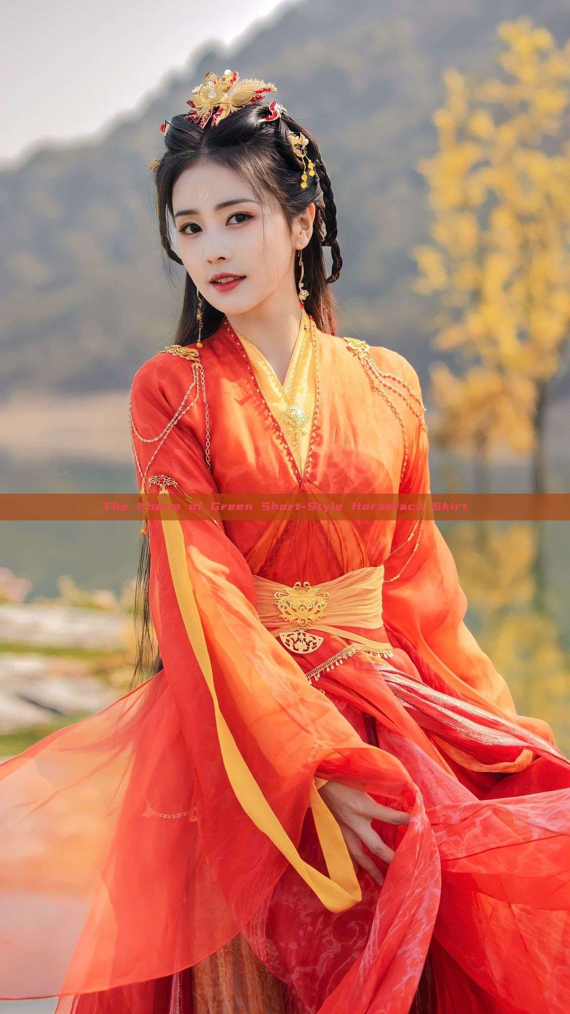 The Charm of Green Short-Style Horseface Skirt The Charm of Green Short-Style Horseface Skirt