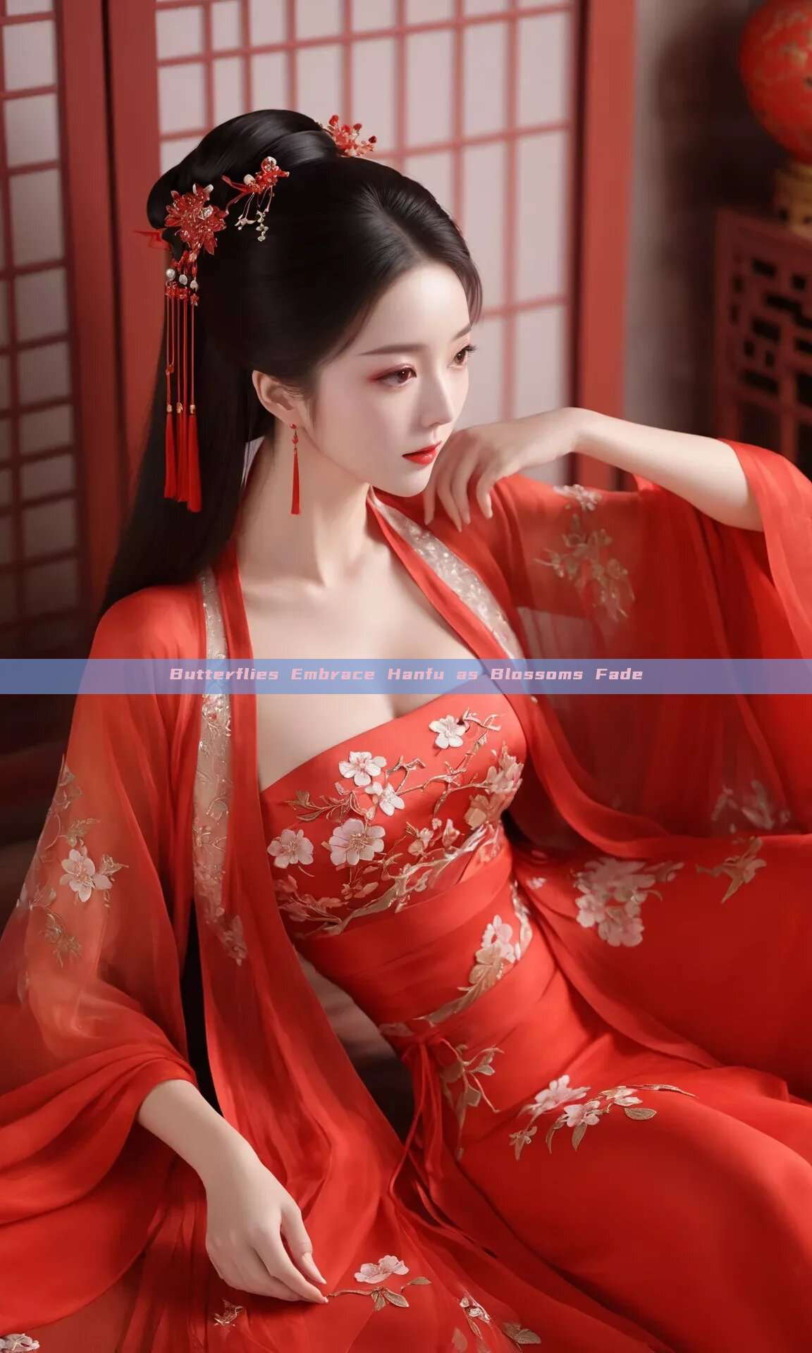 Butterflies Embrace Hanfu as Blossoms Fade Butterflies Embrace Hanfu as Blossoms Fade