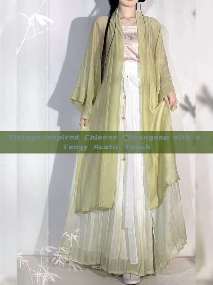Vintage-Inspired Chinese Cheongsam with a Tangy Acetic Touch Vintage-Inspired Chinese Cheongsam with a Tangy Acetic Touch