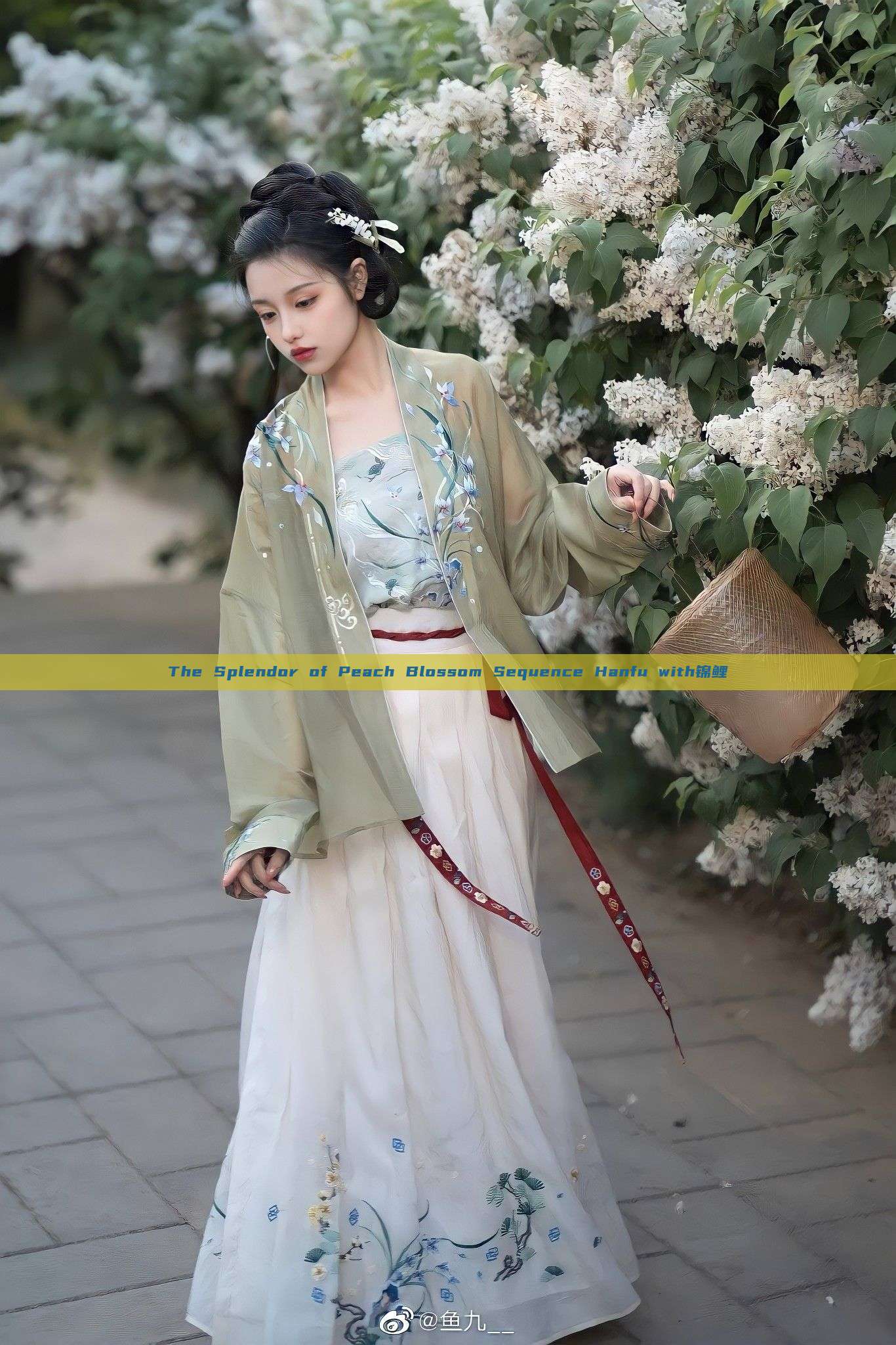 The Splendor of Peach Blossom Sequence Hanfu with锦鲤 The Splendor of Peach Blossom Sequence Hanfu with锦鲤
