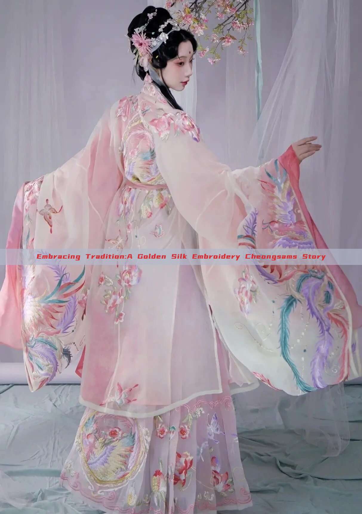 Embracing Tradition:A Golden Silk Embroidery Cheongsams Story Embracing Tradition:A Golden Silk Embroidery Cheongsams Story
