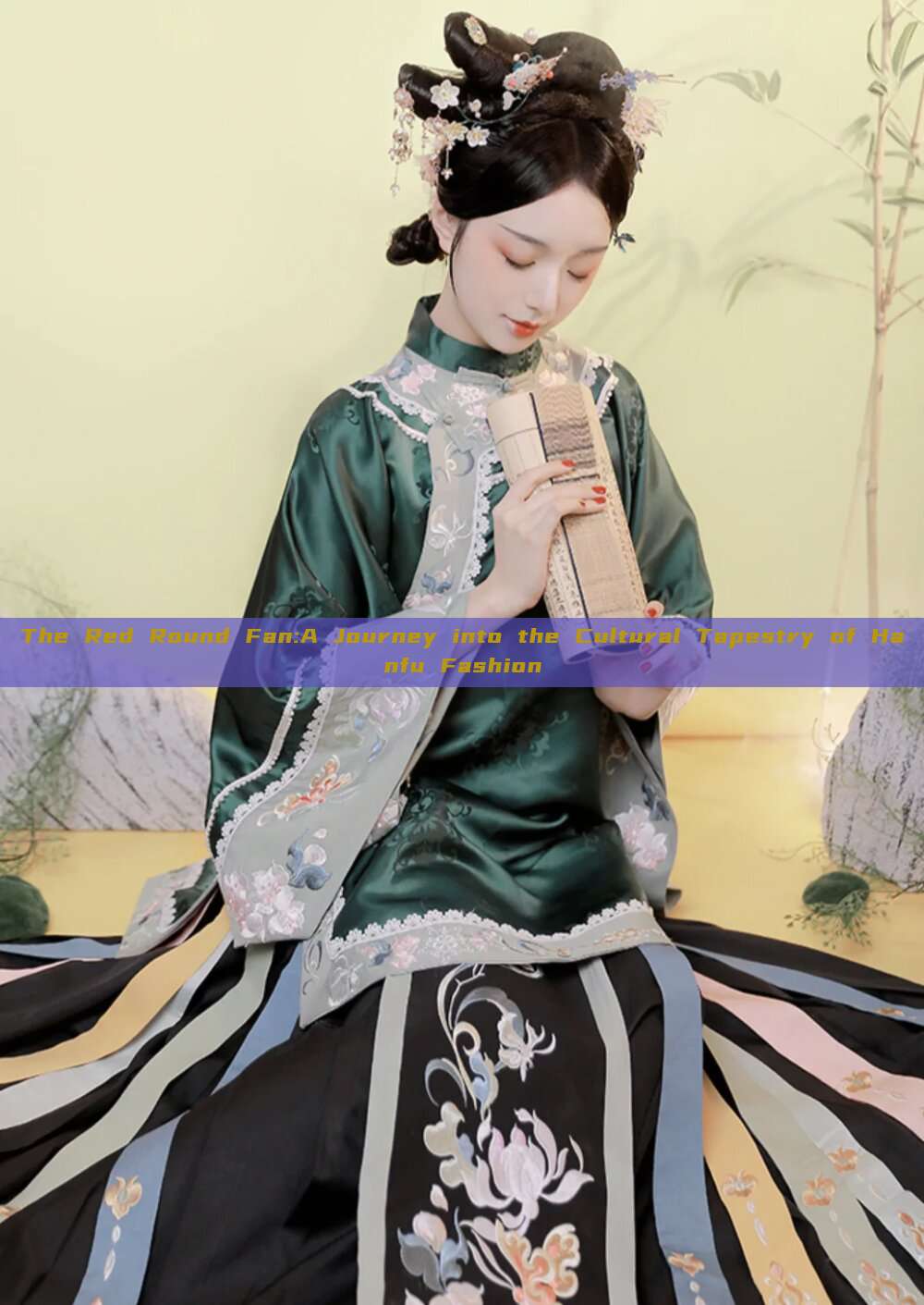 The Red Round Fan:A Journey into the Cultural Tapestry of Hanfu Fashion The Red Round Fan:A Journey into the Cultural Tapestry of Hanfu Fashion