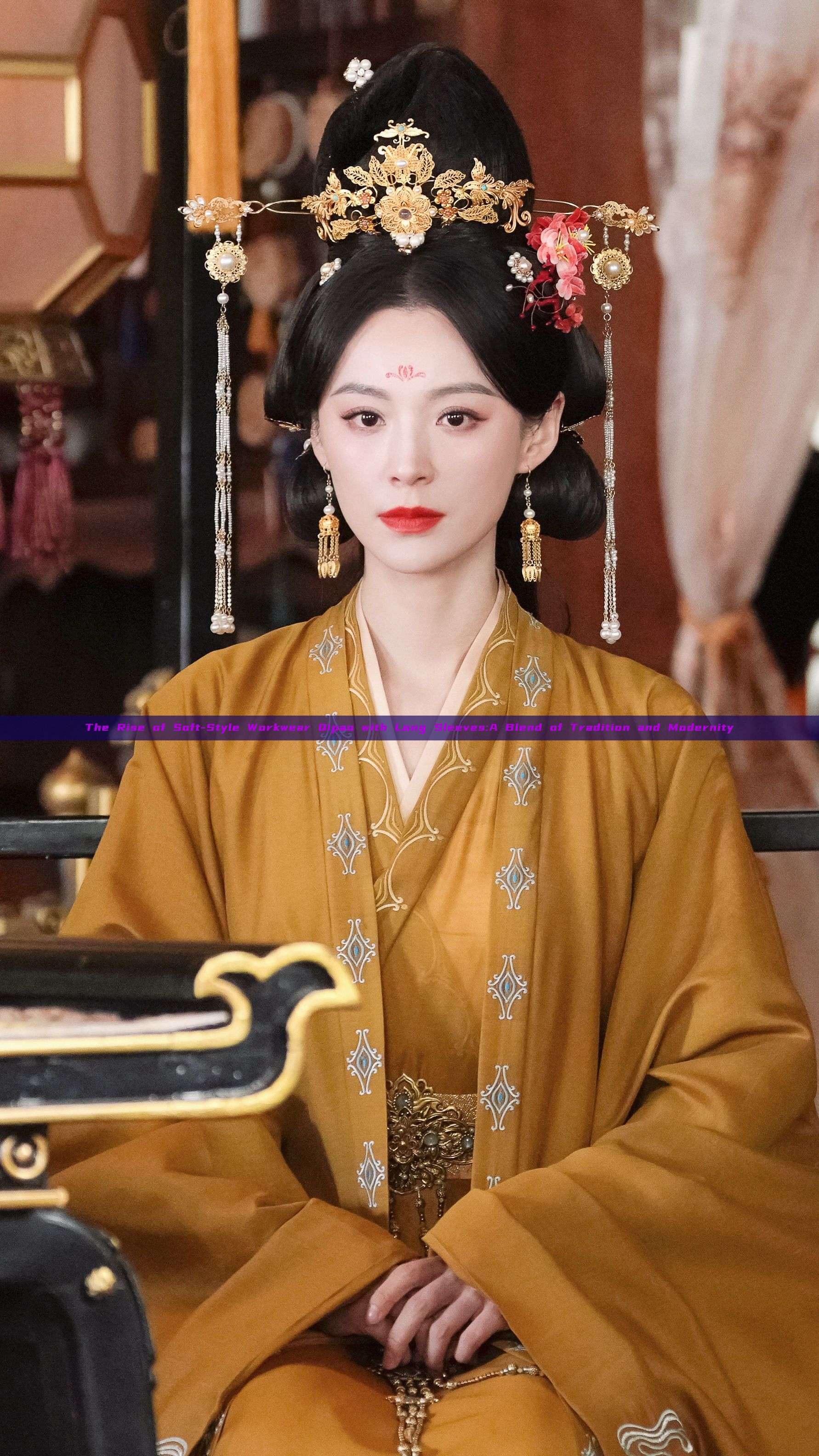 The Rise of Soft-Style Workwear Qipao with Long Sleeves:A Blend of Tradition and Modernity