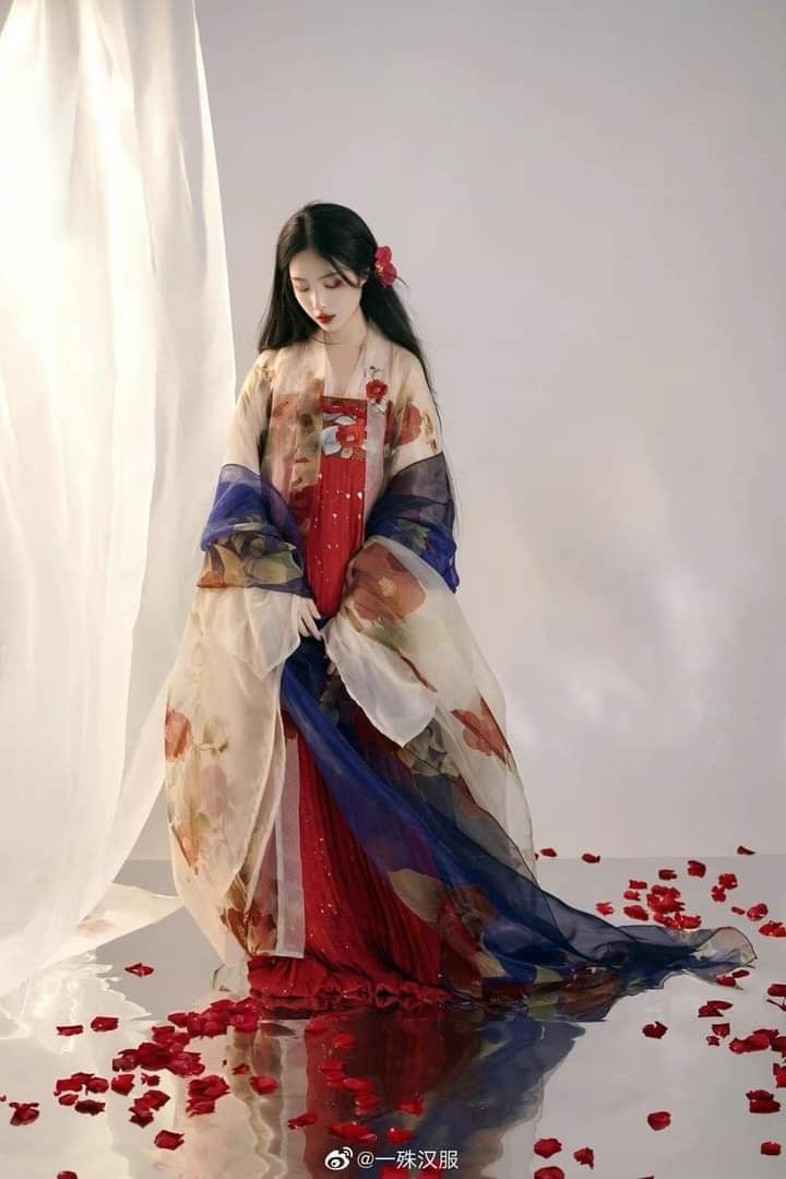 Traditional Tang-Style Hanfu for Women in Autumn Winter Seasons Traditional Tang-Style Hanfu for Women in Autumn Winter Seasons