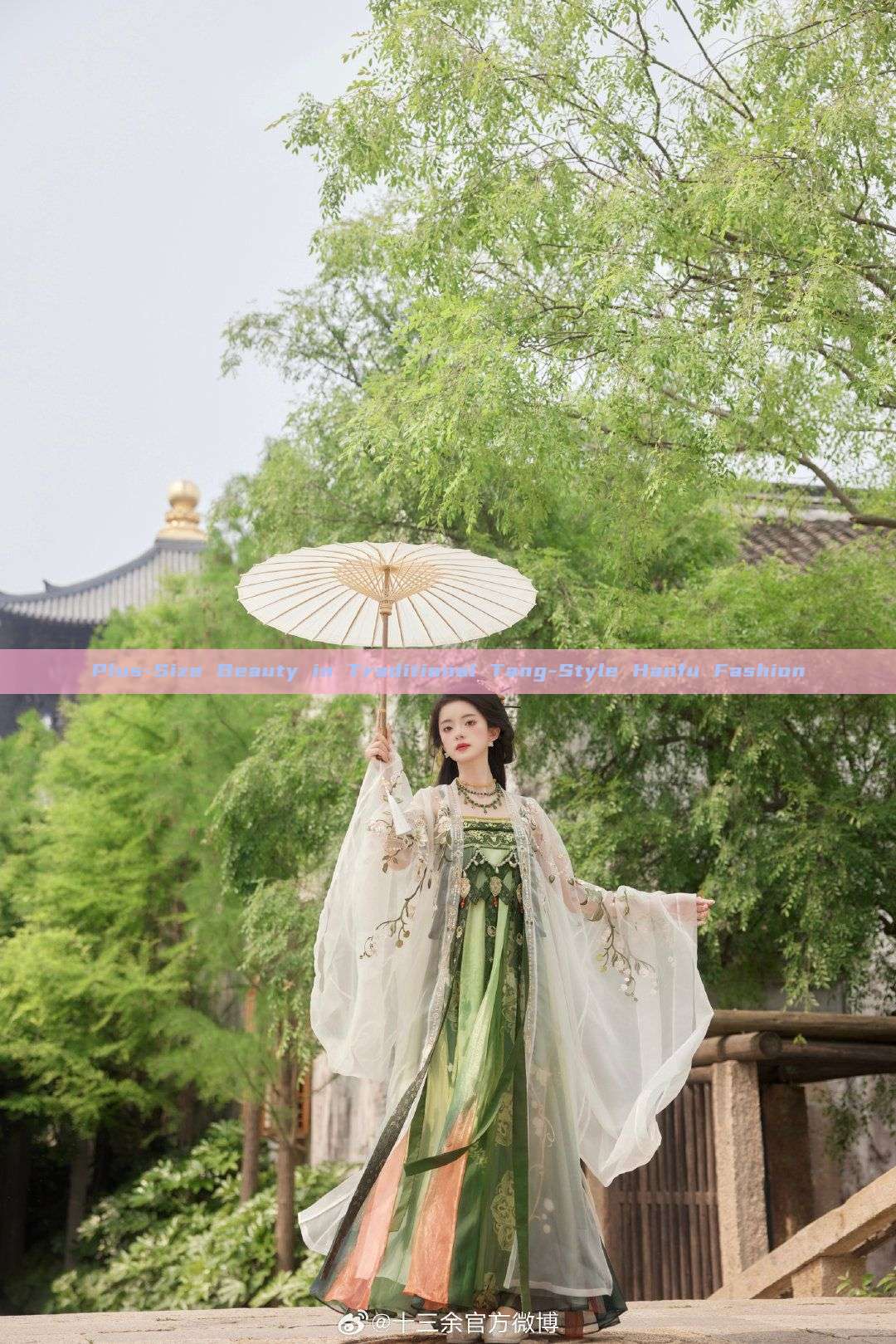 Plus-Size Beauty in Traditional Tang-Style Hanfu Fashion Plus-Size Beauty in Traditional Tang-Style Hanfu Fashion