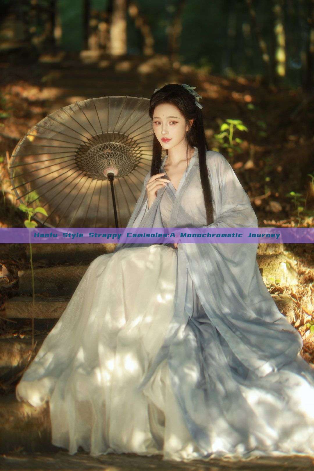 Hanfu Style Strappy Camisoles:A Monochromatic Journey Hanfu Style Strappy Camisoles:A Monochromatic Journey
