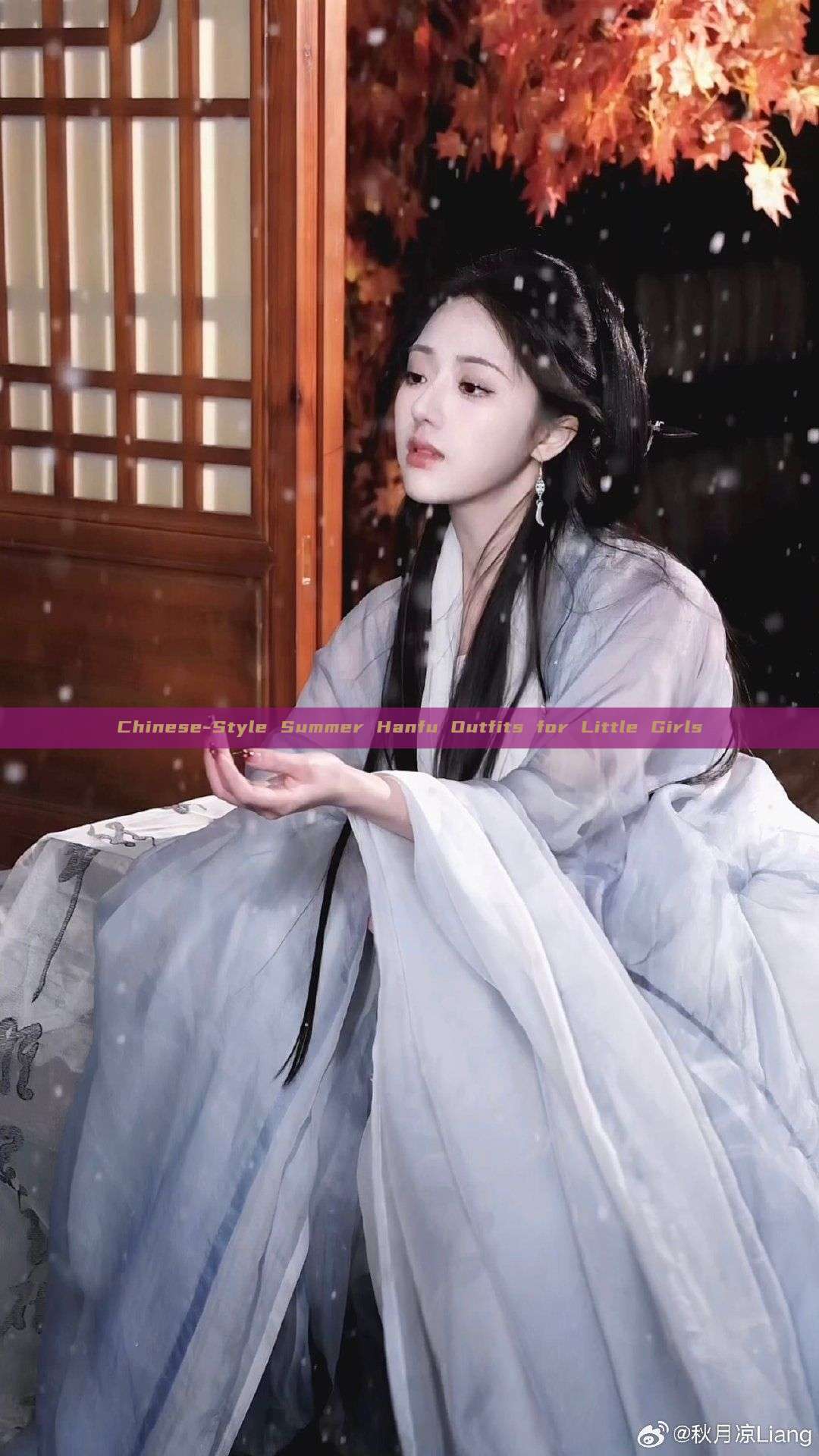 Chinese-Style Summer Hanfu Outfits for Little Girls