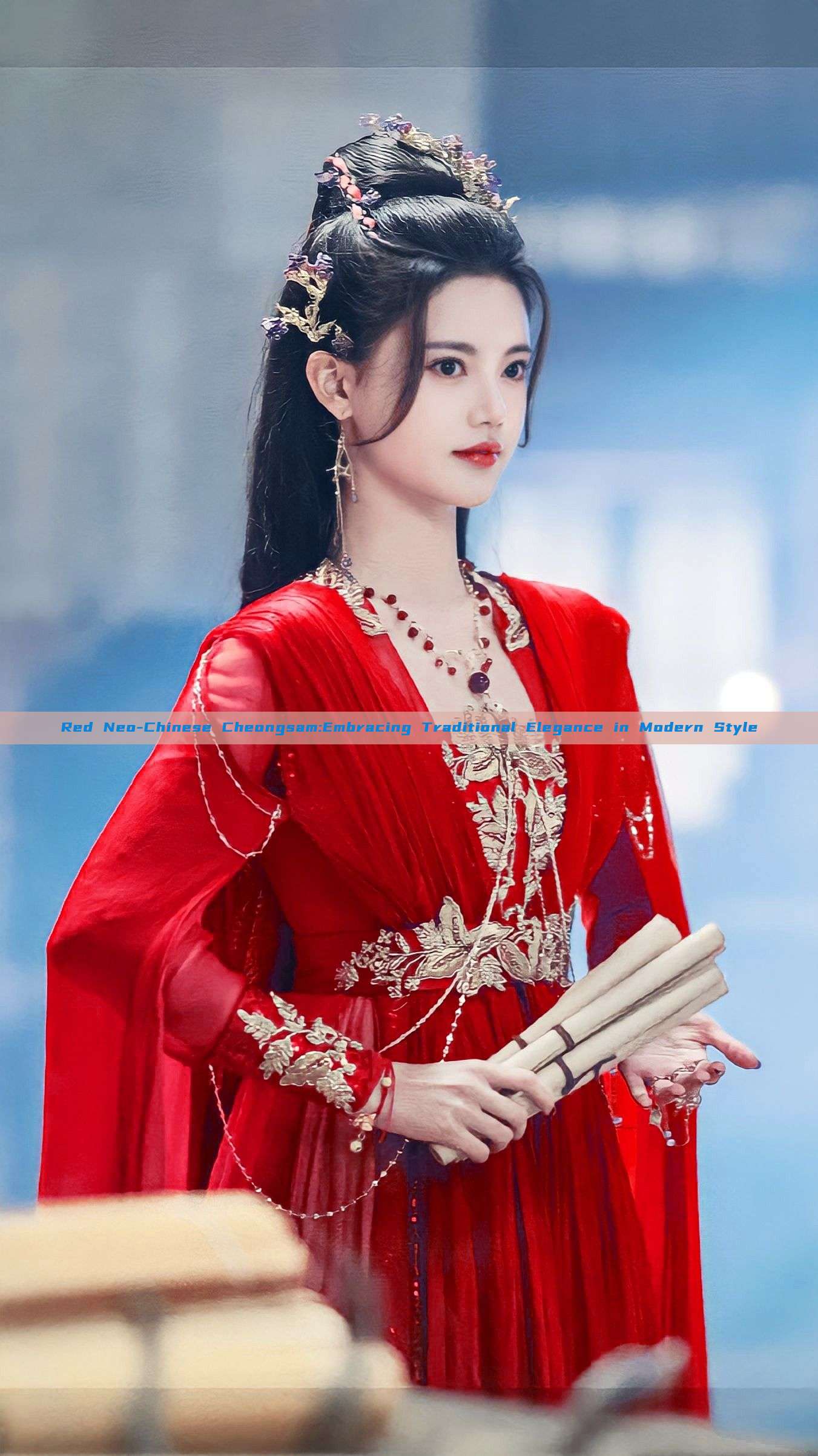 Red Neo-Chinese Cheongsam:Embracing Traditional Elegance in Modern Style Red Neo-Chinese Cheongsam:Embracing Traditional Elegance in Modern Style