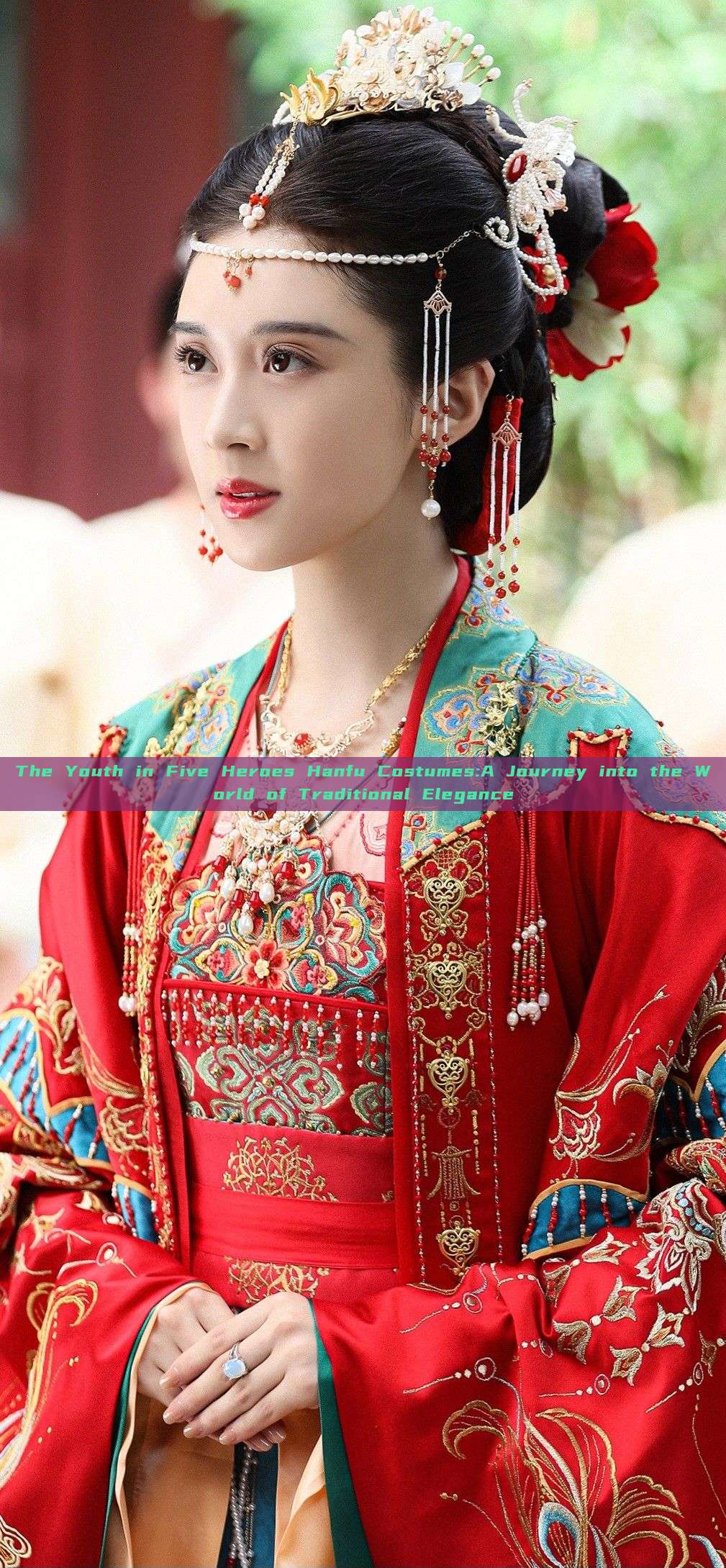 The Youth in Five Heroes Hanfu Costumes:A Journey into the World of Traditional Elegance