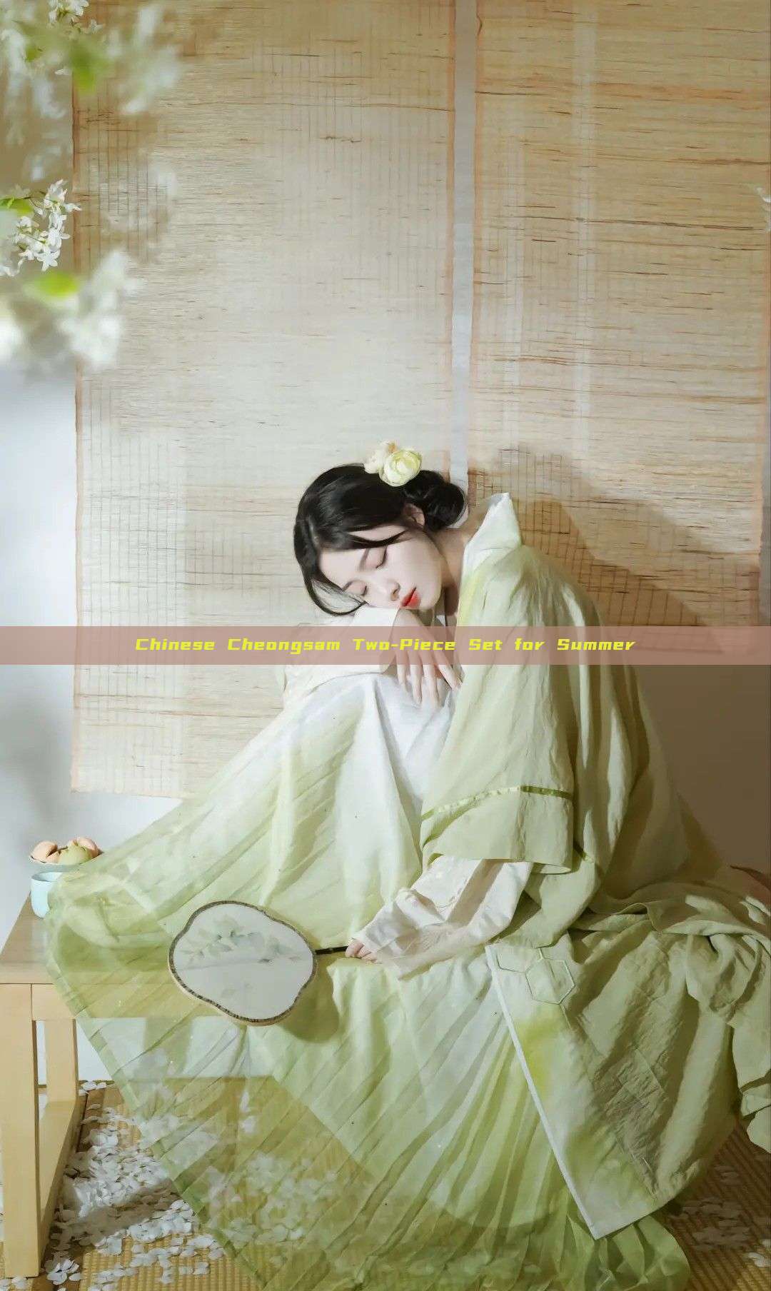 Chinese Cheongsam Two-Piece Set for Summer