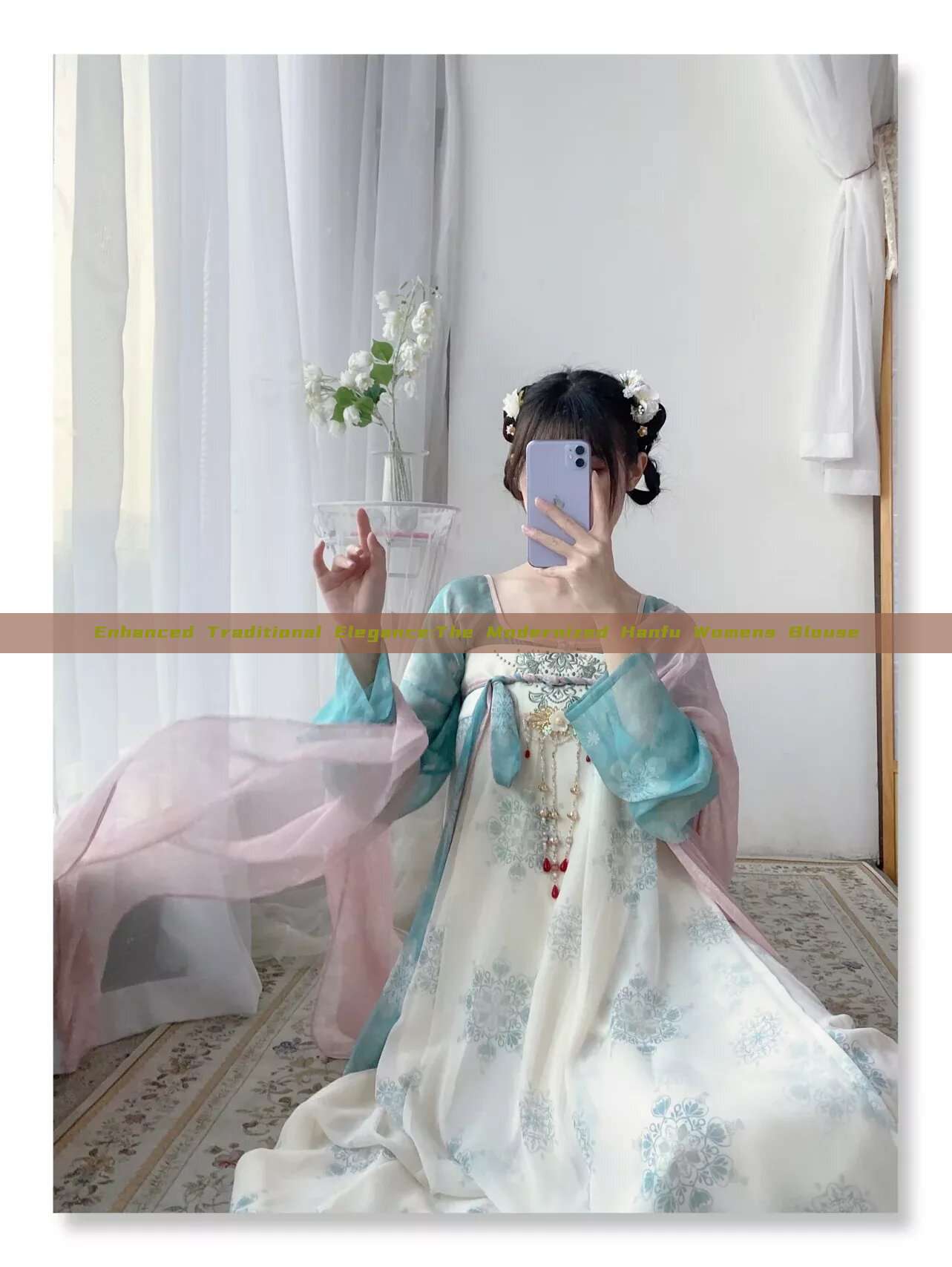 Enhanced Traditional Elegance:The Modernized Hanfu Womens Blouse Enhanced Traditional Elegance:The Modernized Hanfu Womens Blouse
