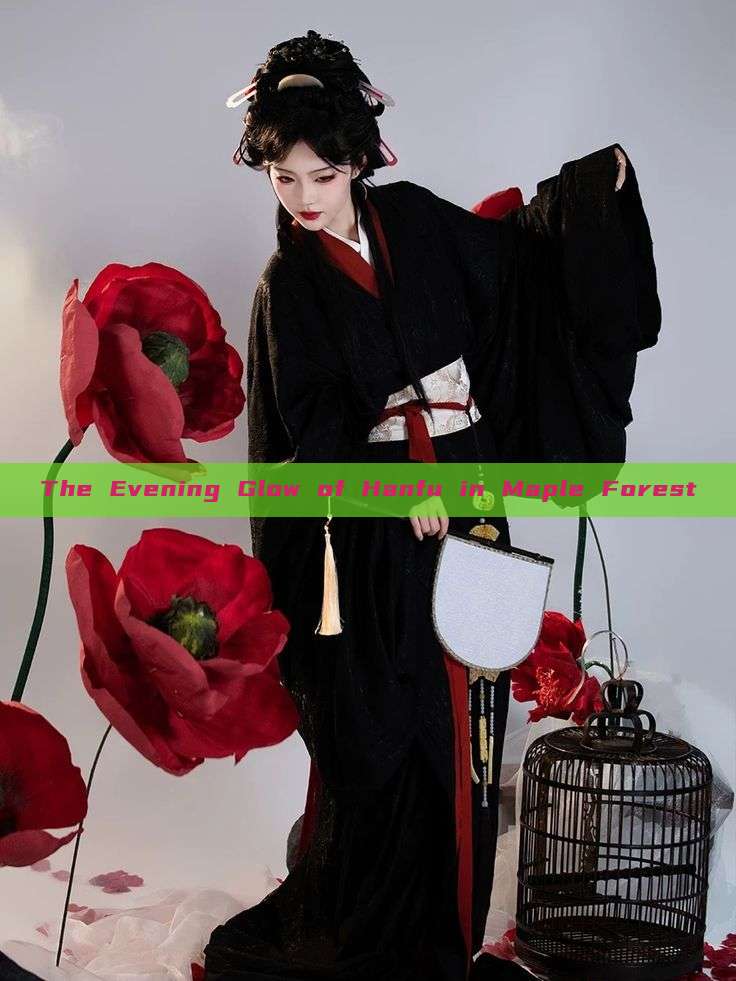 The Evening Glow of Hanfu in Maple Forest The Evening Glow of Hanfu in Maple Forest