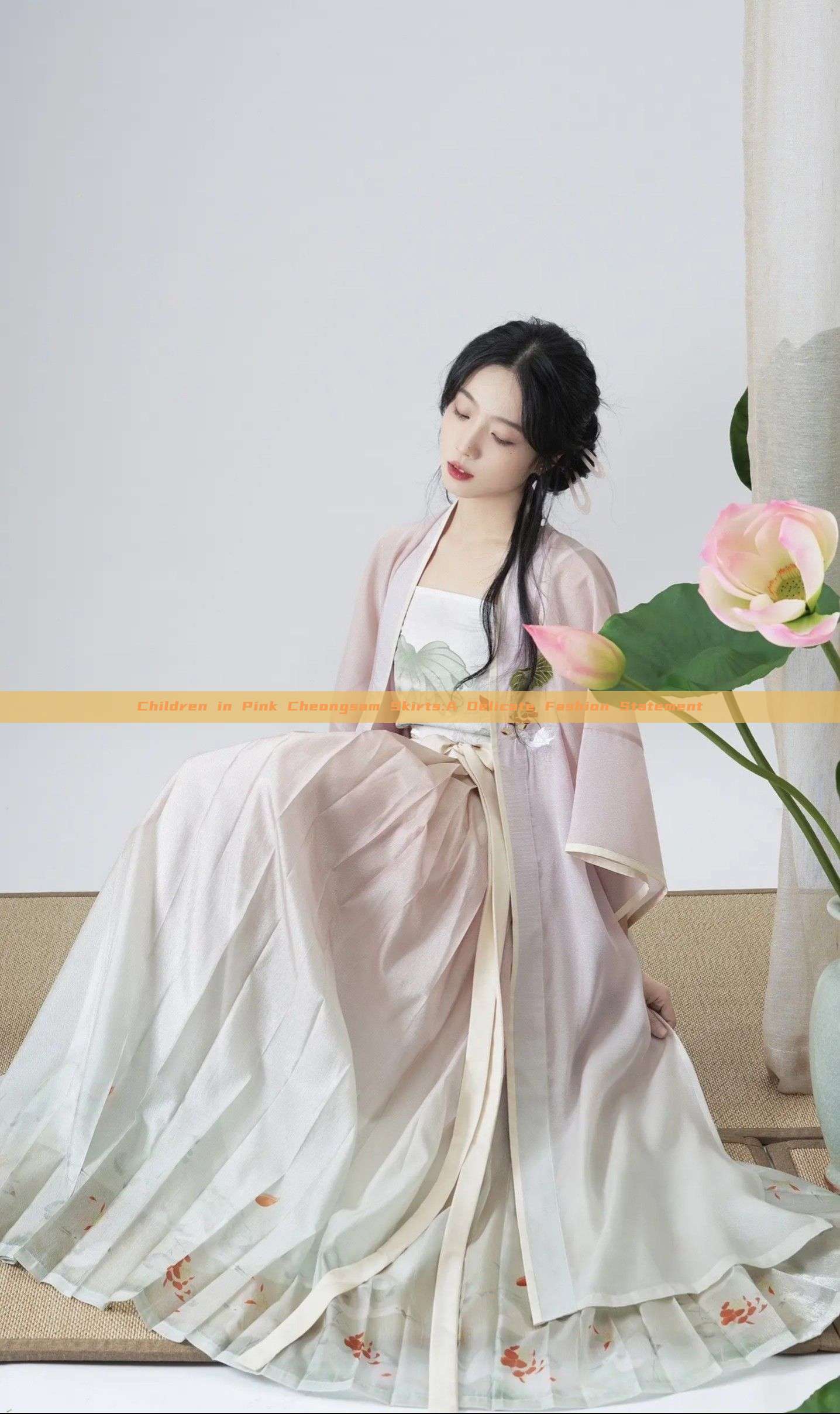 Children in Pink Cheongsam Skirts:A Delicate Fashion Statement Children in Pink Cheongsam Skirts:A Delicate Fashion Statement