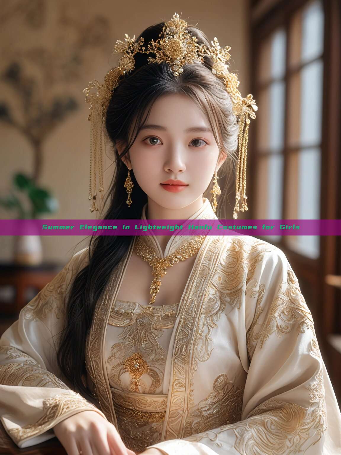Summer Elegance in Lightweight Hanfu Costumes for Girls Summer Elegance in Lightweight Hanfu Costumes for Girls