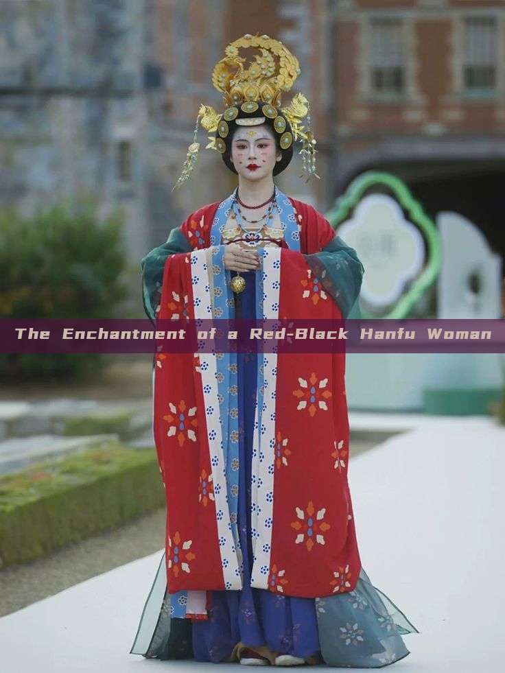 The Enchantment of a Red-Black Hanfu Woman The Enchantment of a Red-Black Hanfu Woman