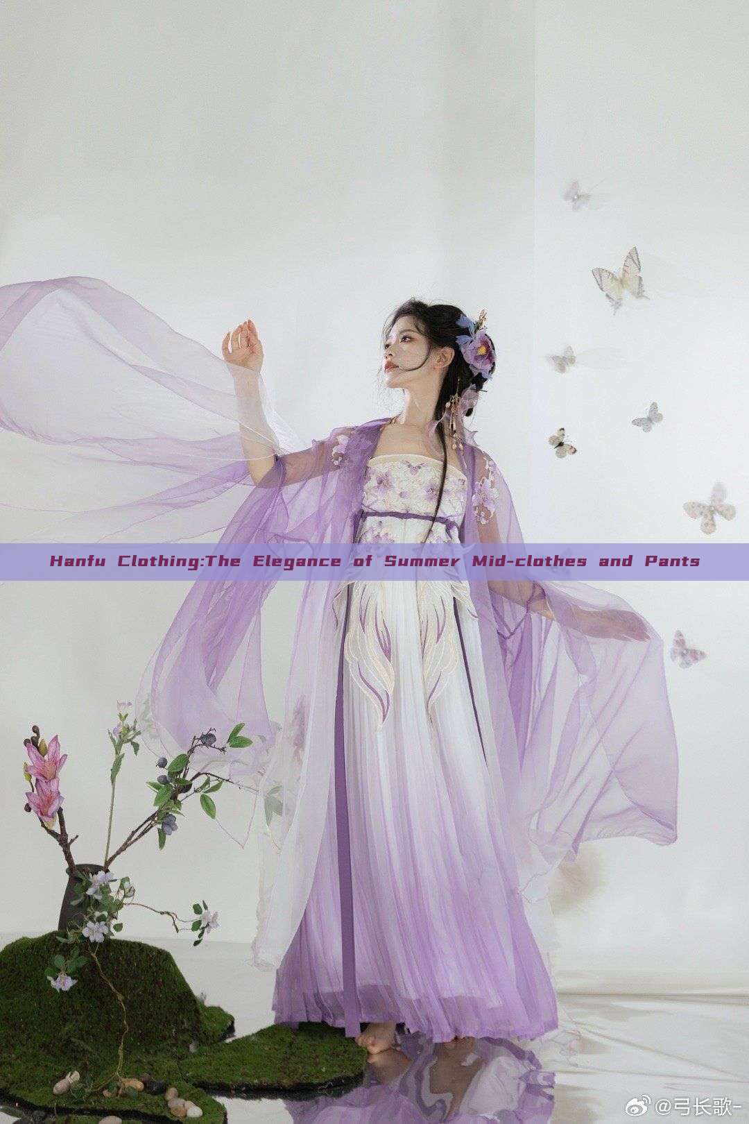 Hanfu Clothing:The Elegance of Summer Mid-clothes and Pants Hanfu Clothing:The Elegance of Summer Mid-clothes and Pants