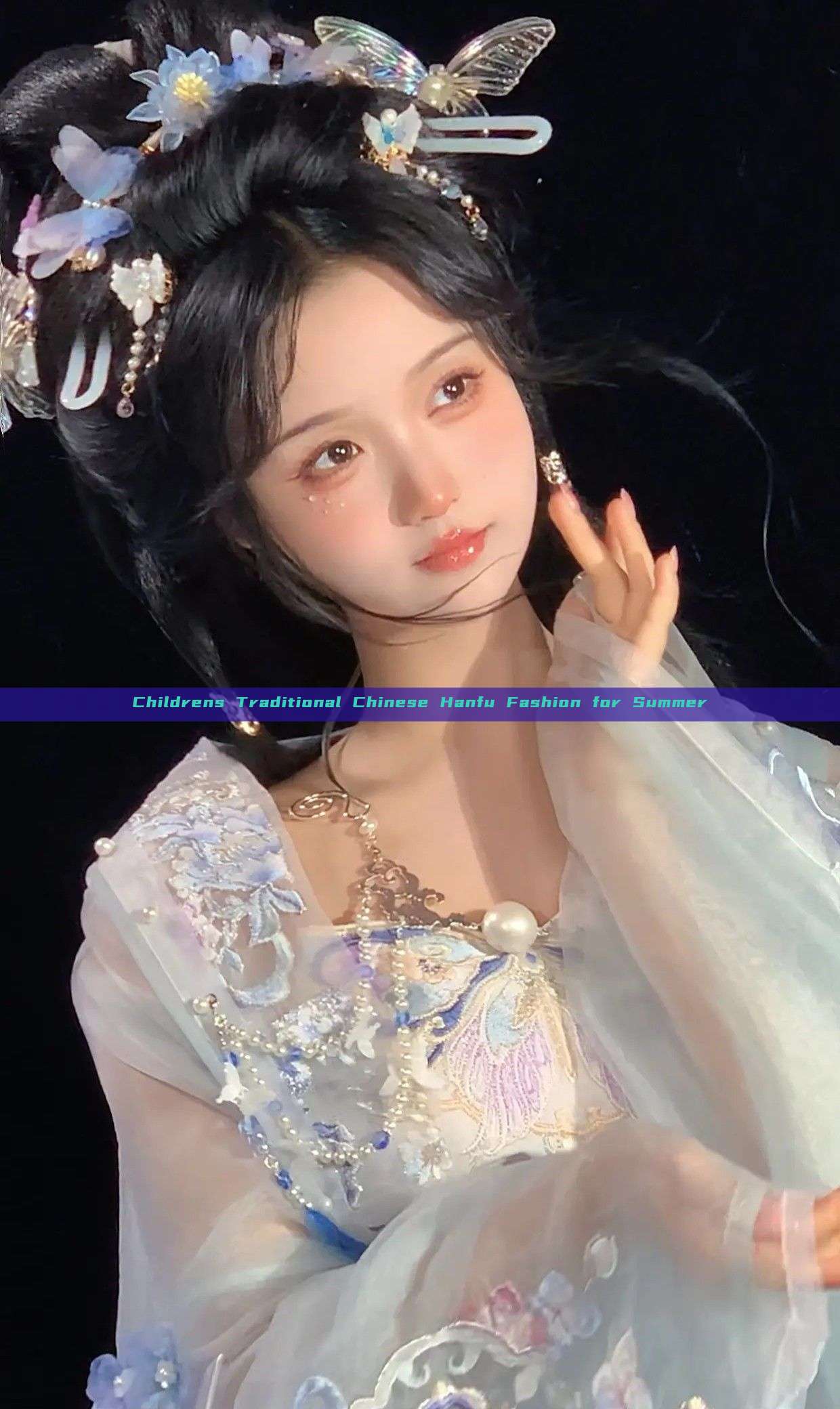 Childrens Traditional Chinese Hanfu Fashion for Summer Childrens Traditional Chinese Hanfu Fashion for Summer