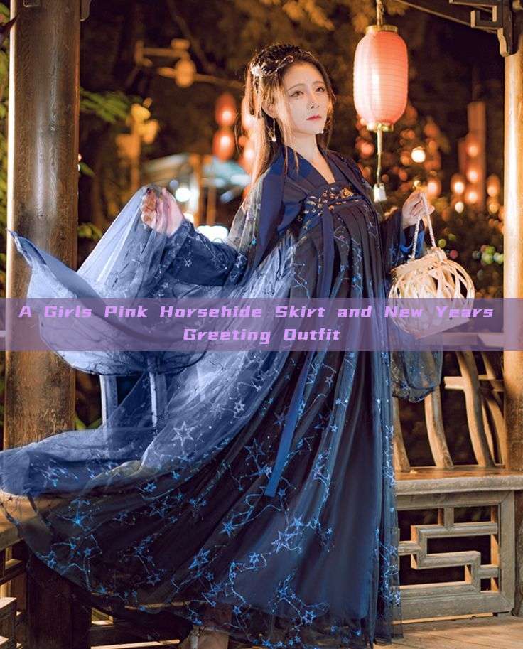 A Girls Pink Horsehide Skirt and New Years Greeting Outfit A Girls Pink Horsehide Skirt and New Years Greeting Outfit
