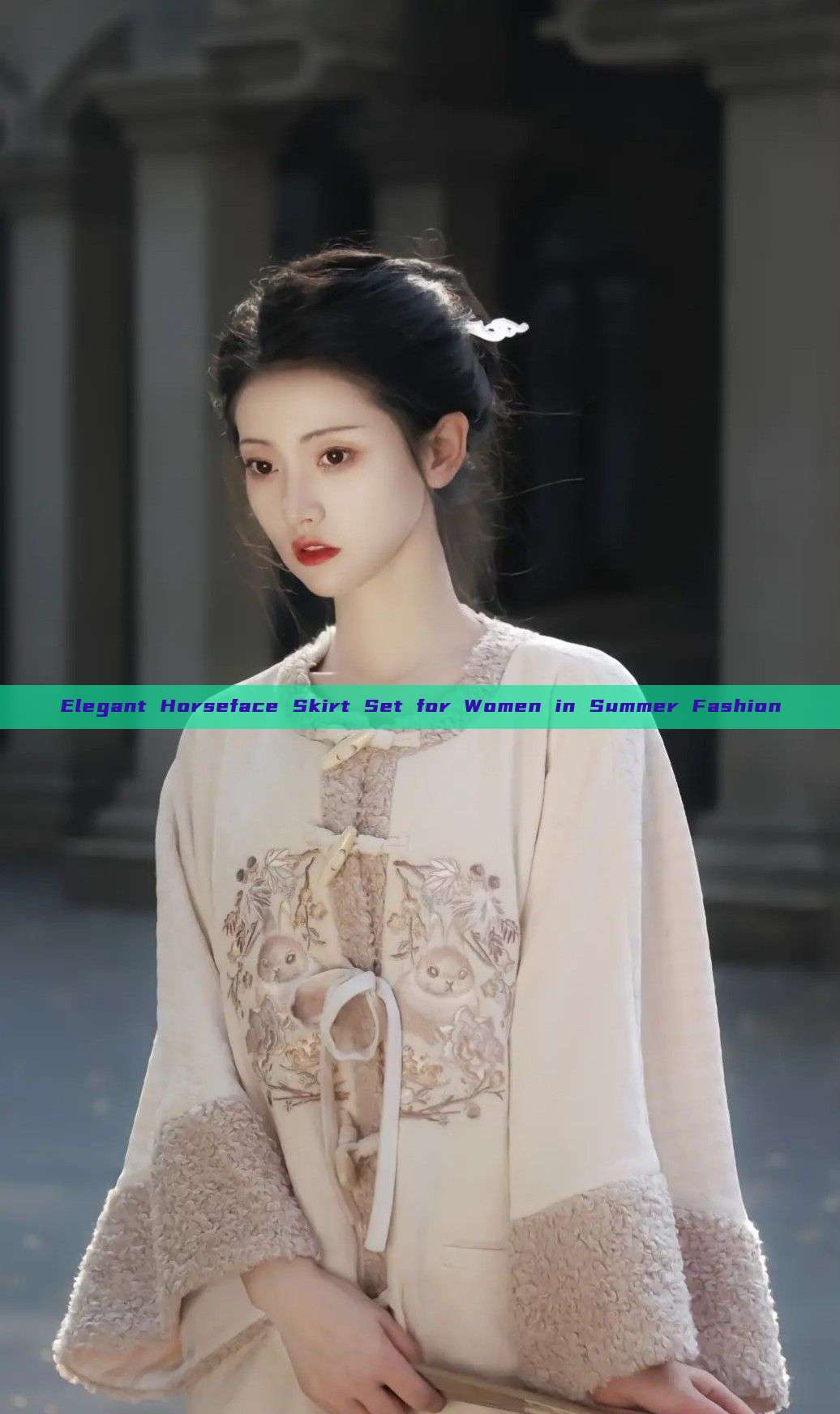 Elegant Horseface Skirt Set for Women in Summer Fashion Elegant Horseface Skirt Set for Women in Summer Fashion